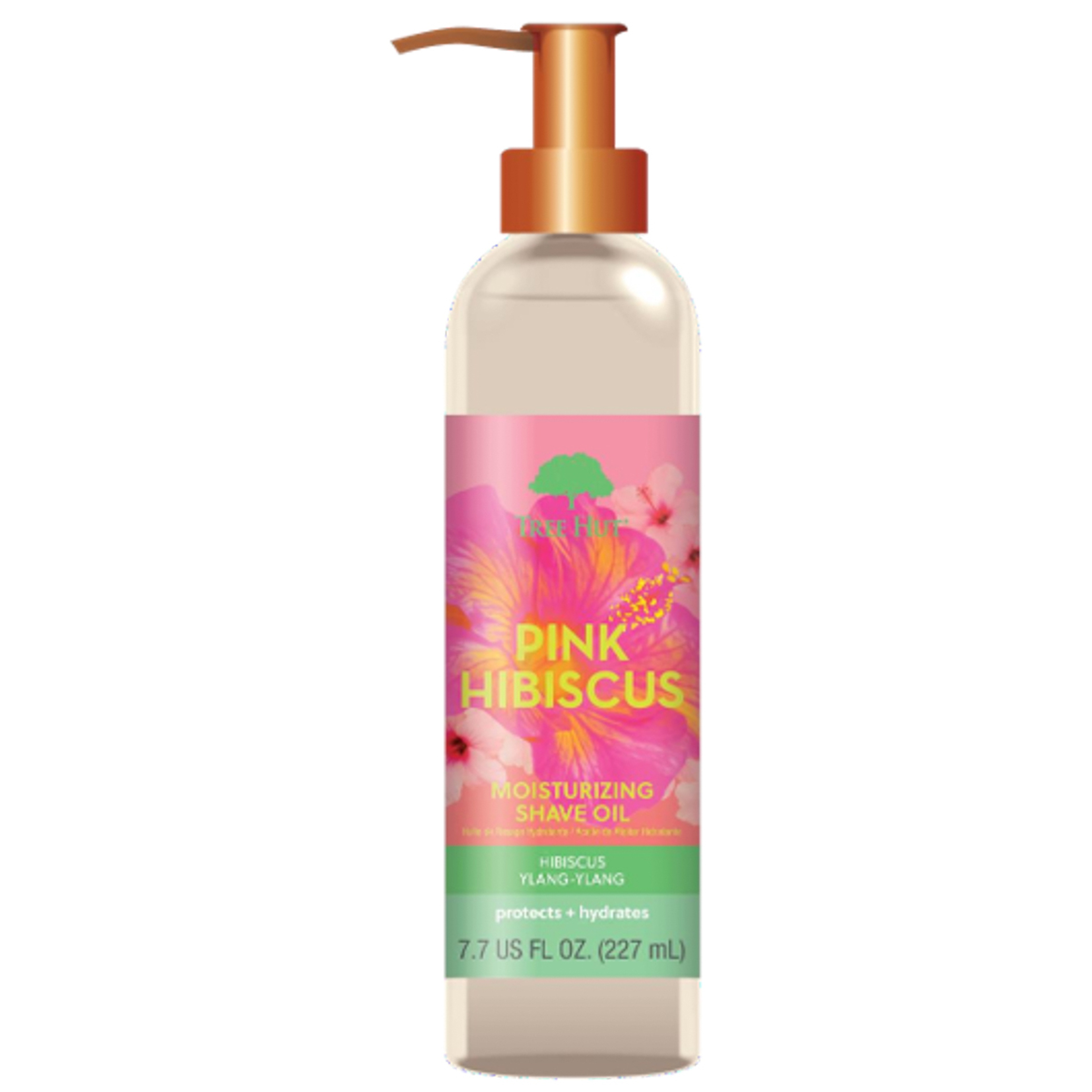 زيت الحلاقة المرطب بالكركديه الوردي