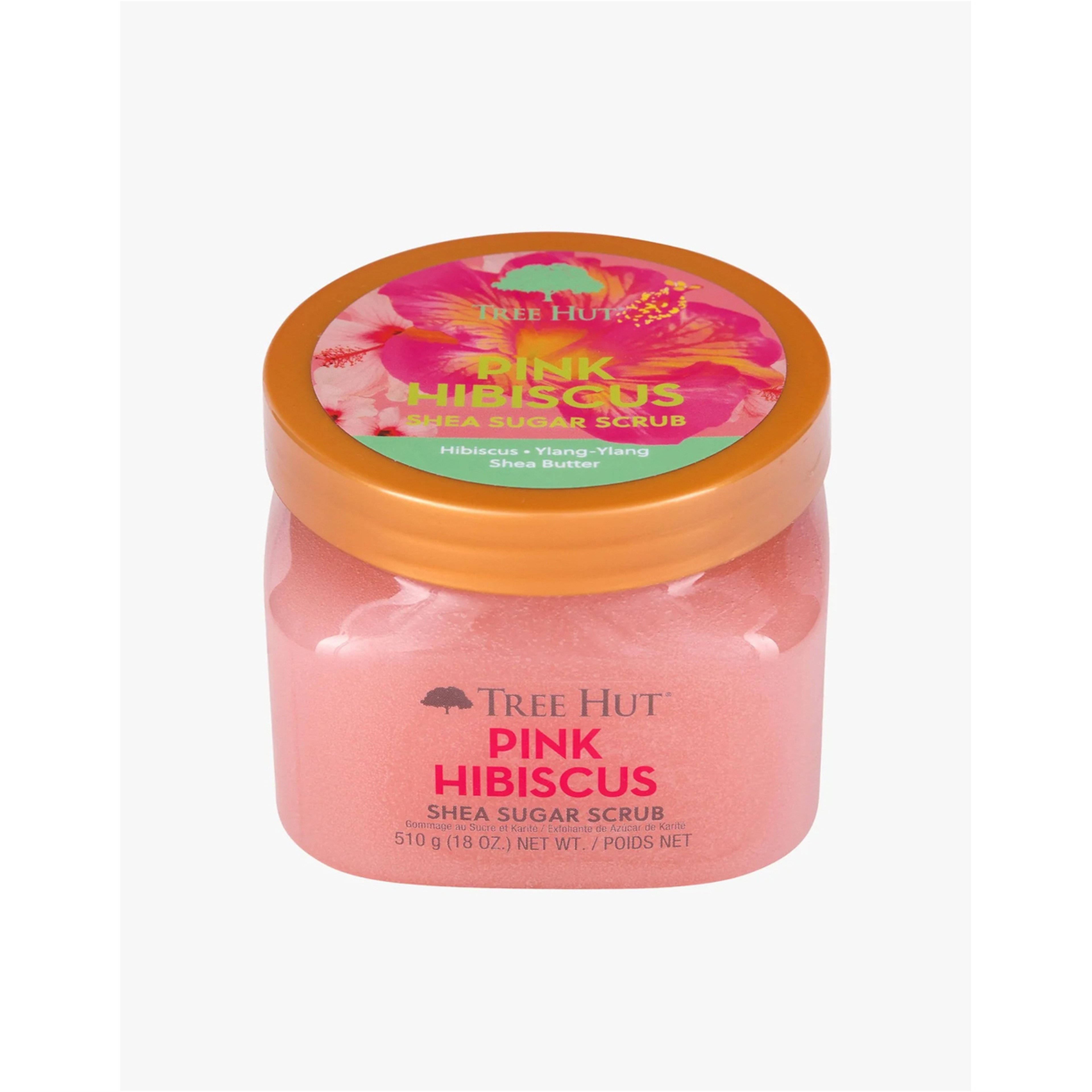 مقشر السكر بالشيا والكركديه الوردي