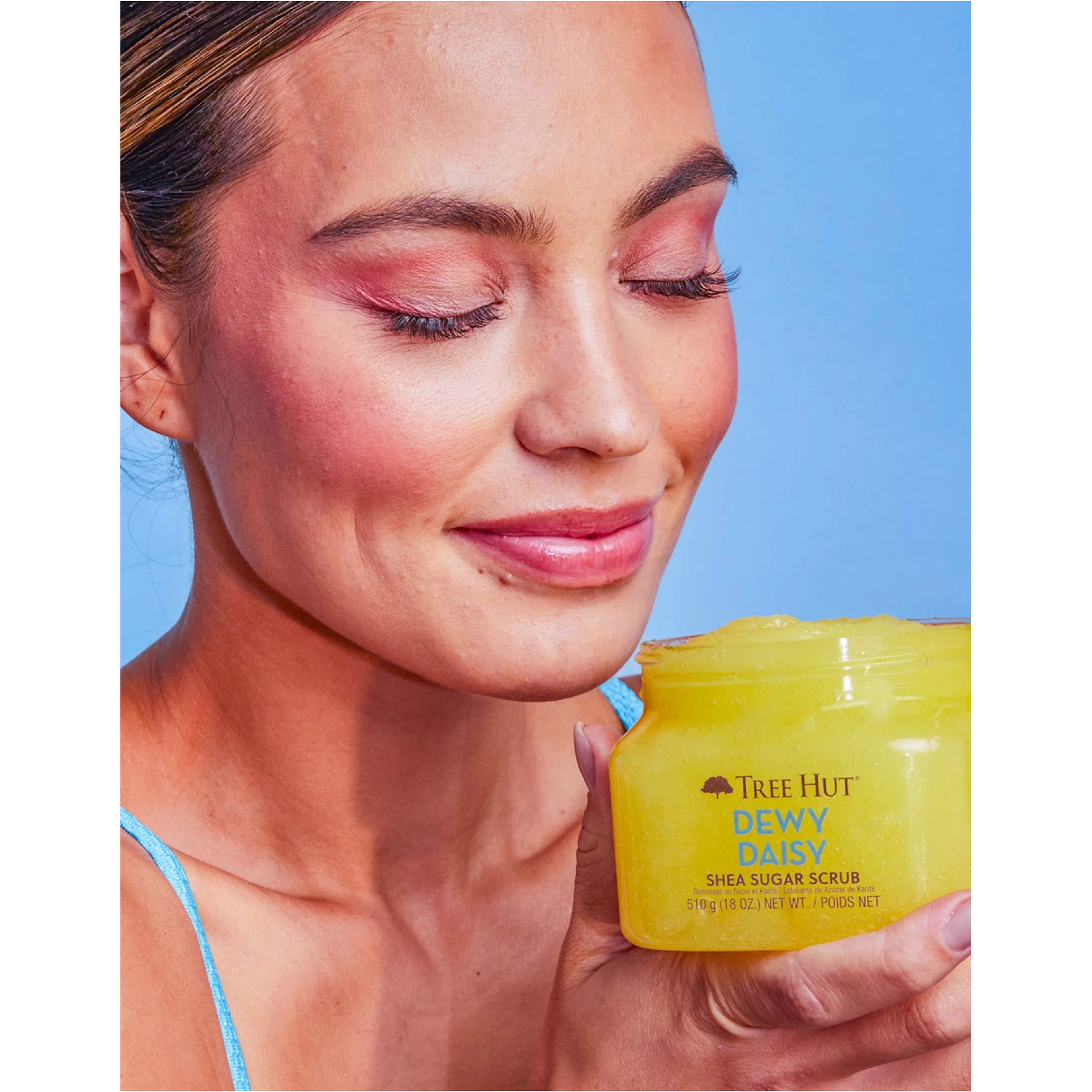 مقشر السكر بالشيا وزهرة الأقحوان