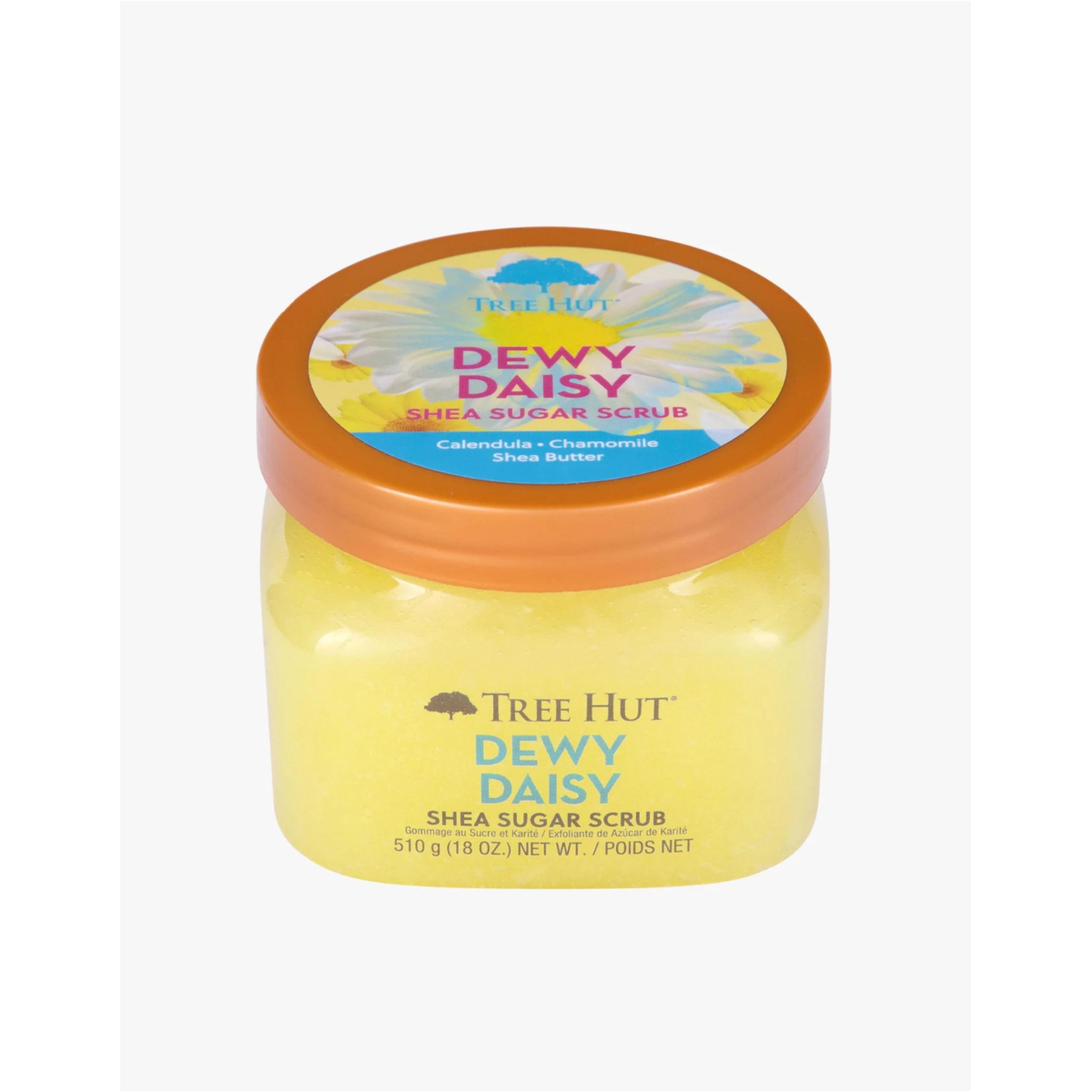 مقشر السكر بالشيا وزهرة الأقحوان