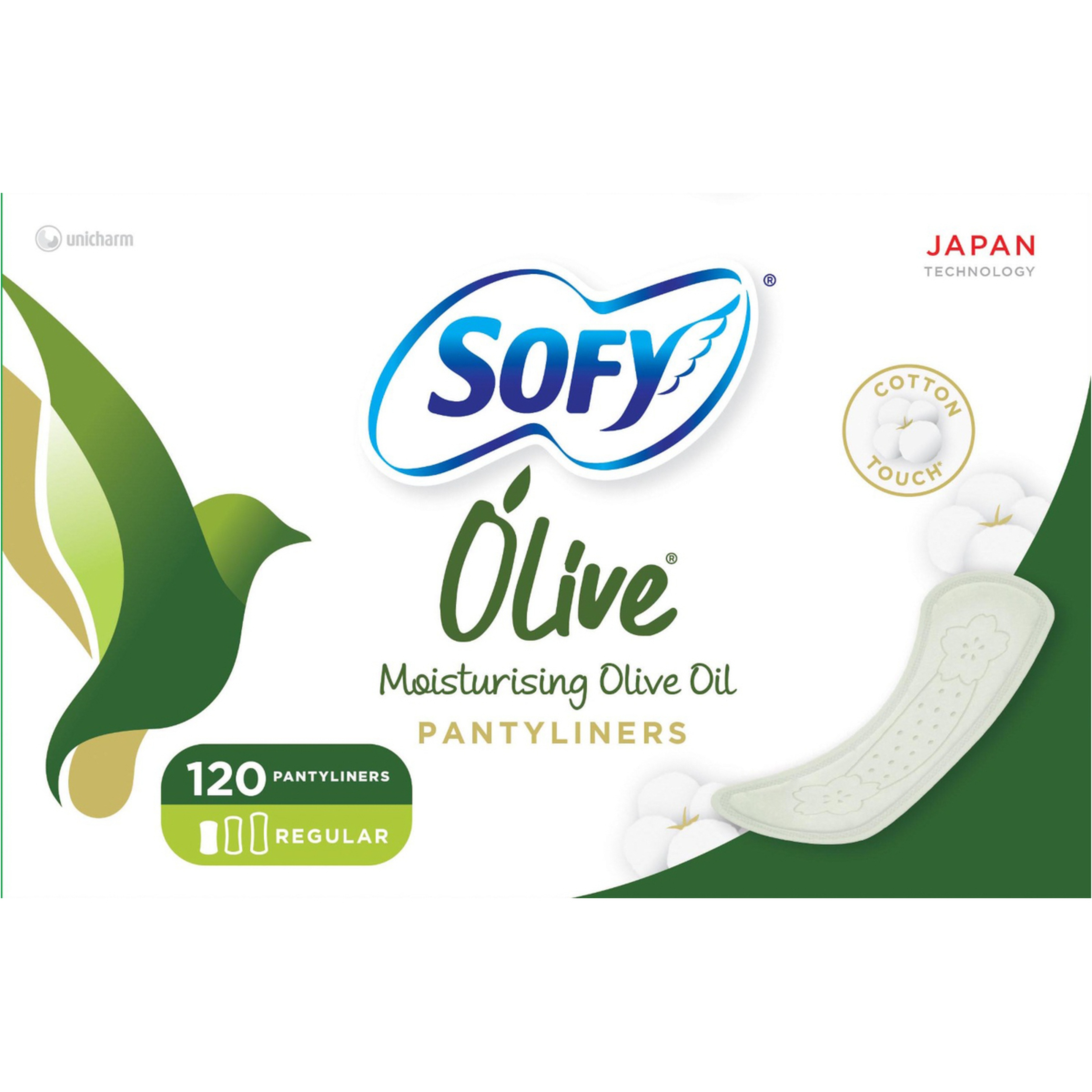 Sofy Olive Pantyliner Regular 120 Pcs