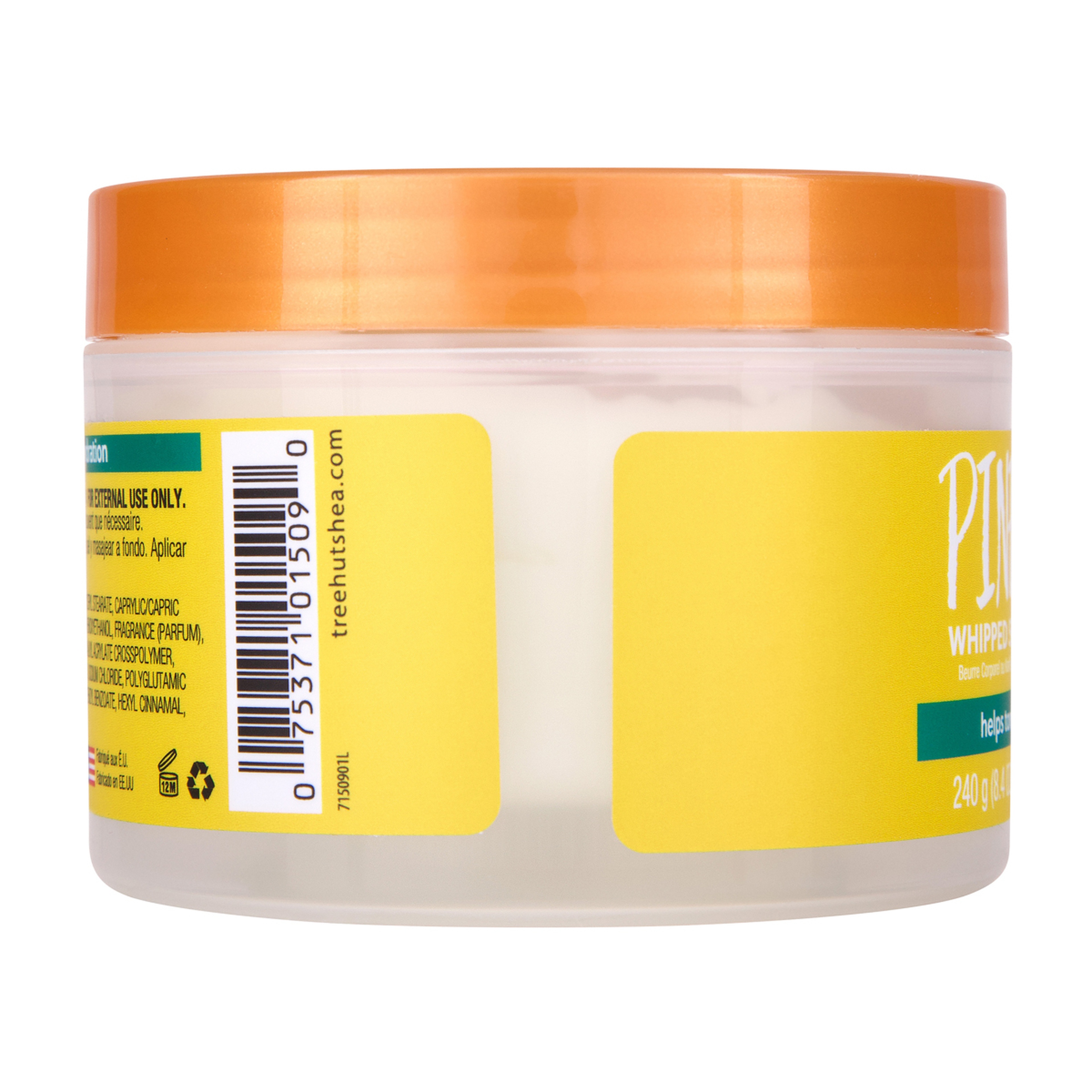 زبدة الجسم المخفوقة بالأناناس