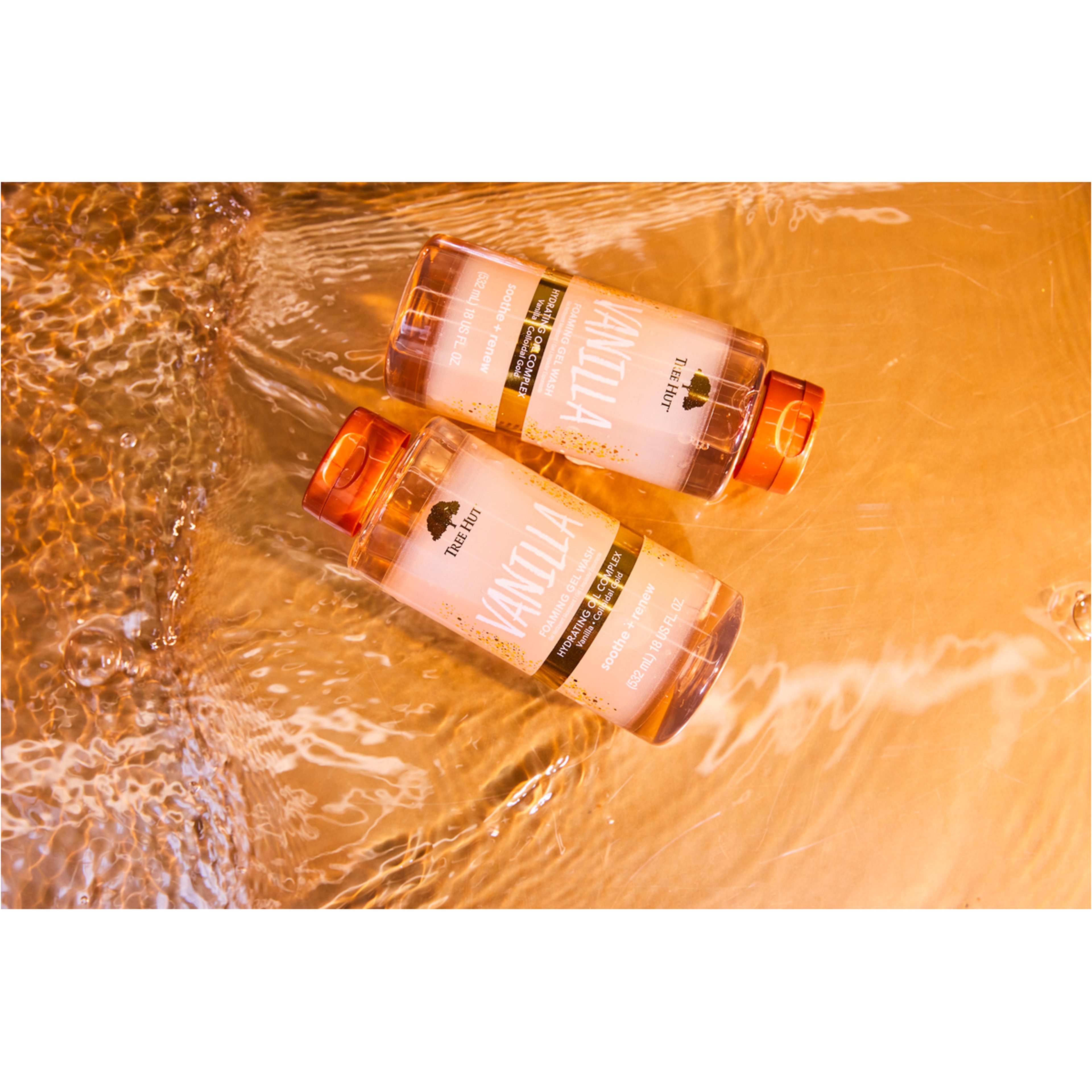 غسول جل رغوي بالفانيليا