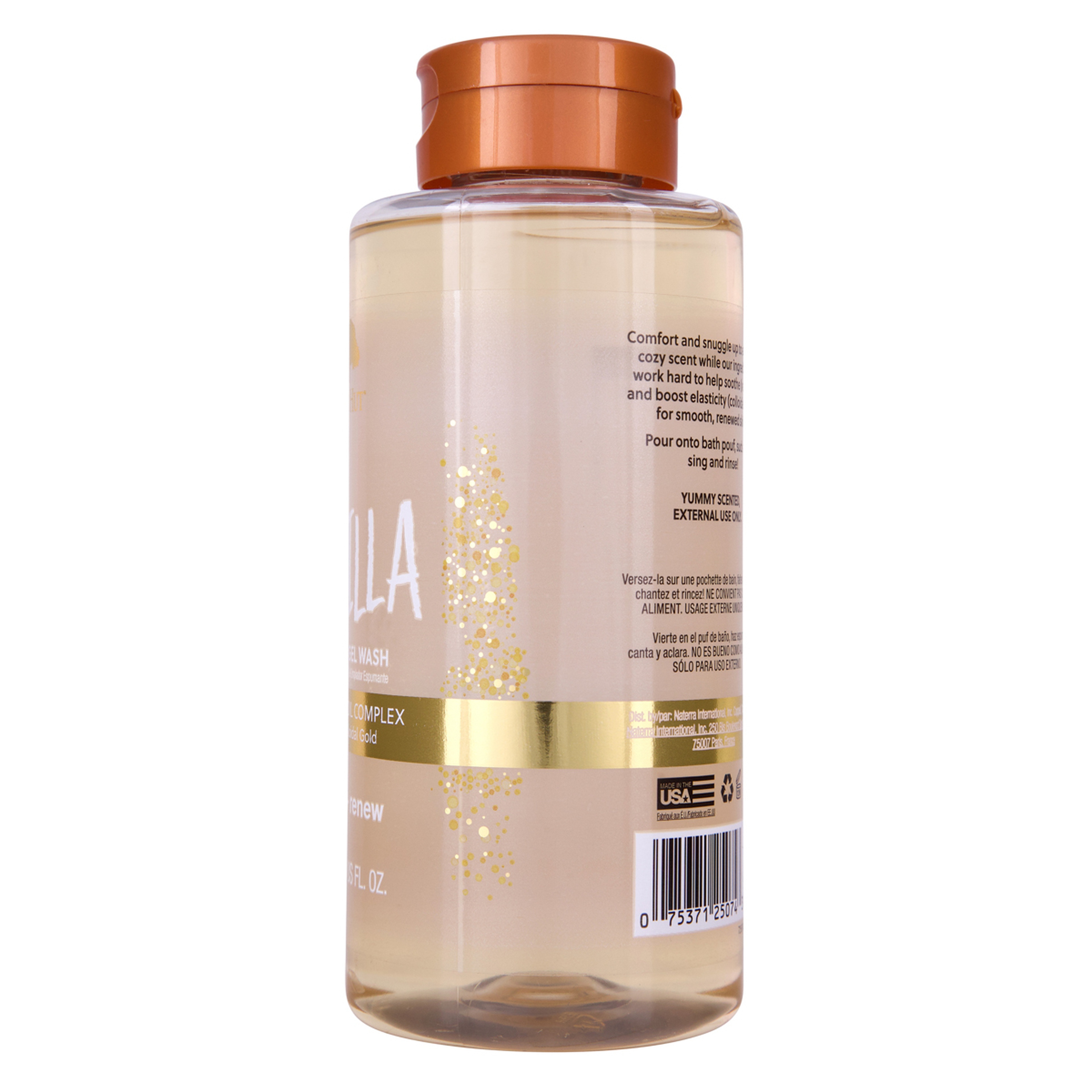 غسول جل رغوي بالفانيليا