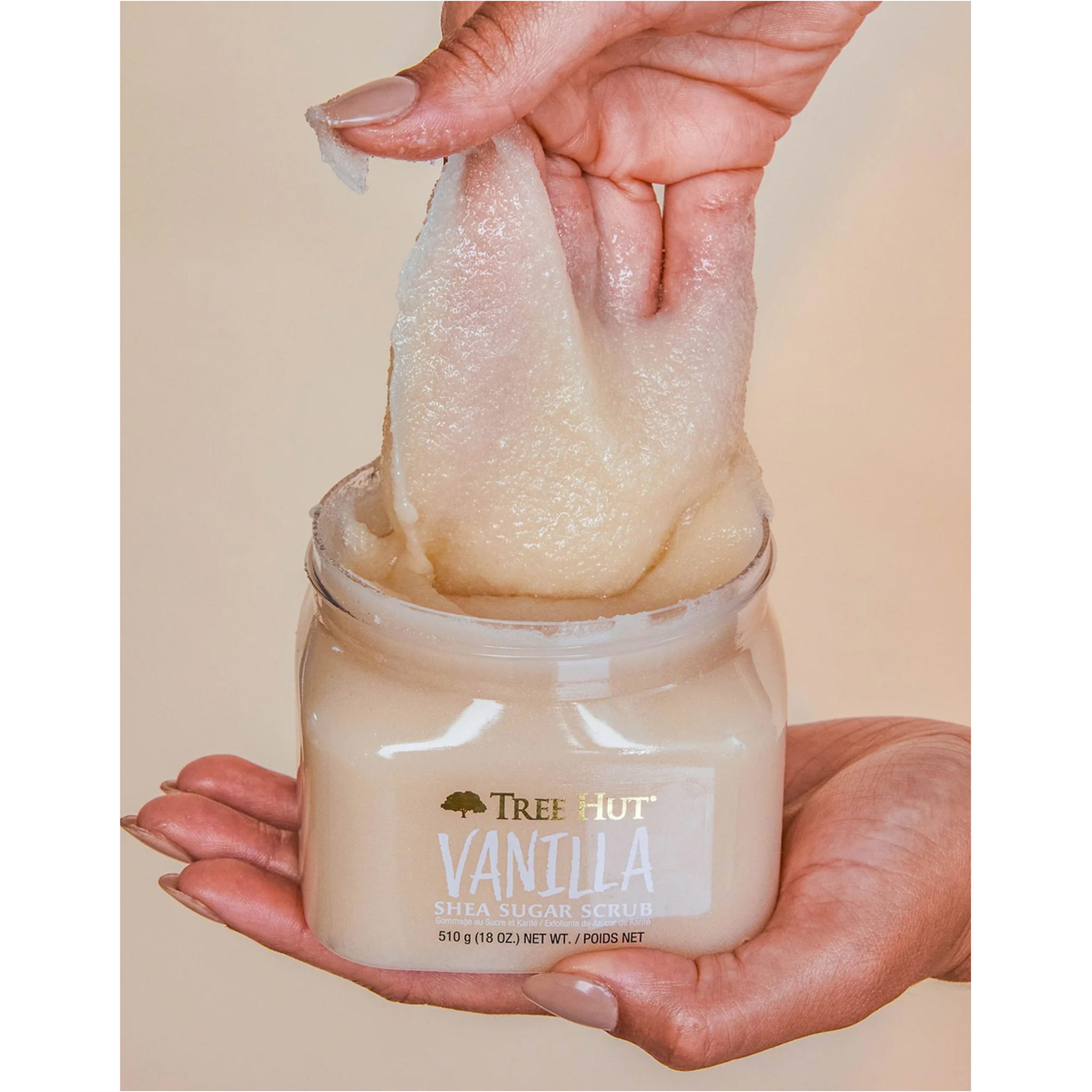 مقشر السكر بالشيا والفانيليا