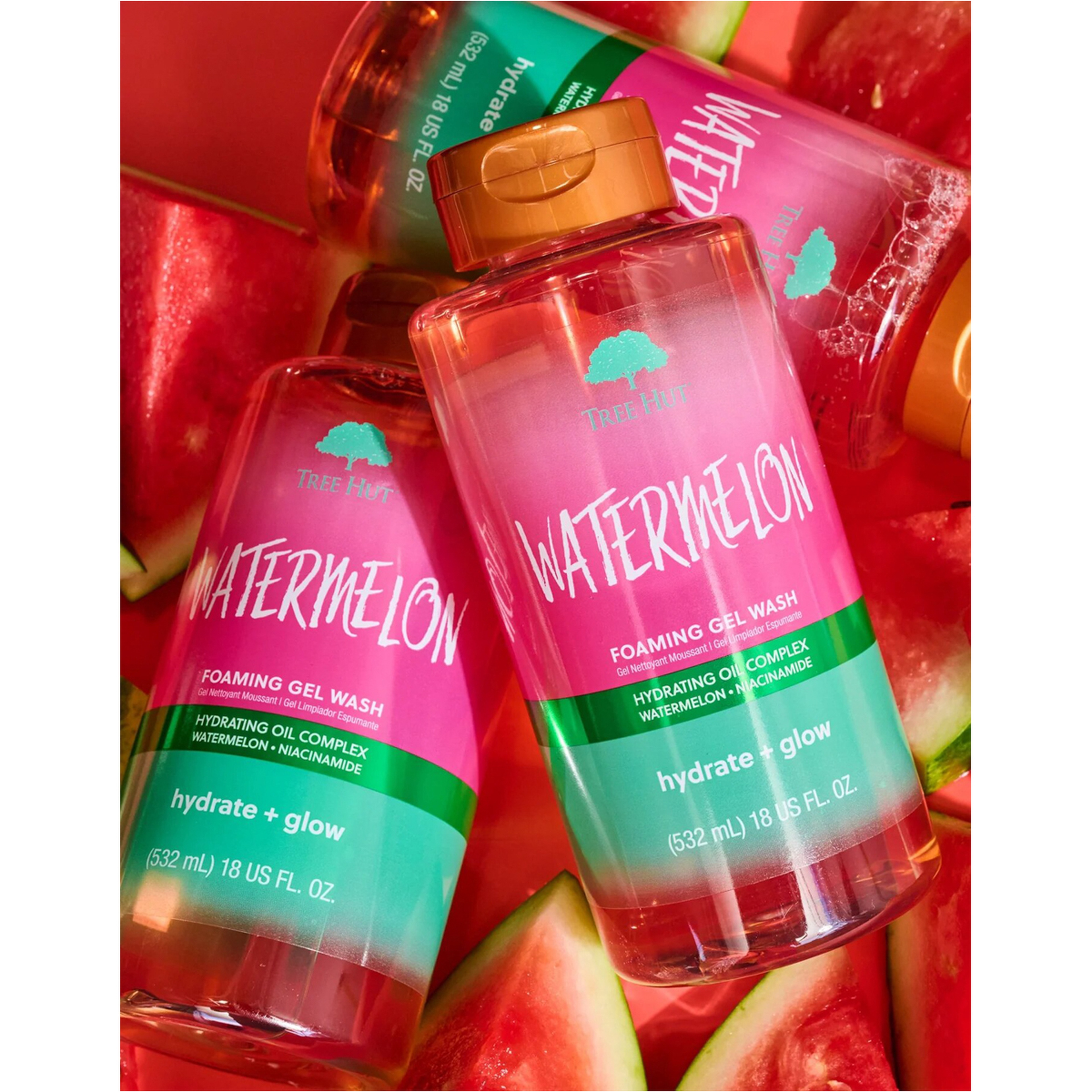 غسول جل رغوي بالبطيخ