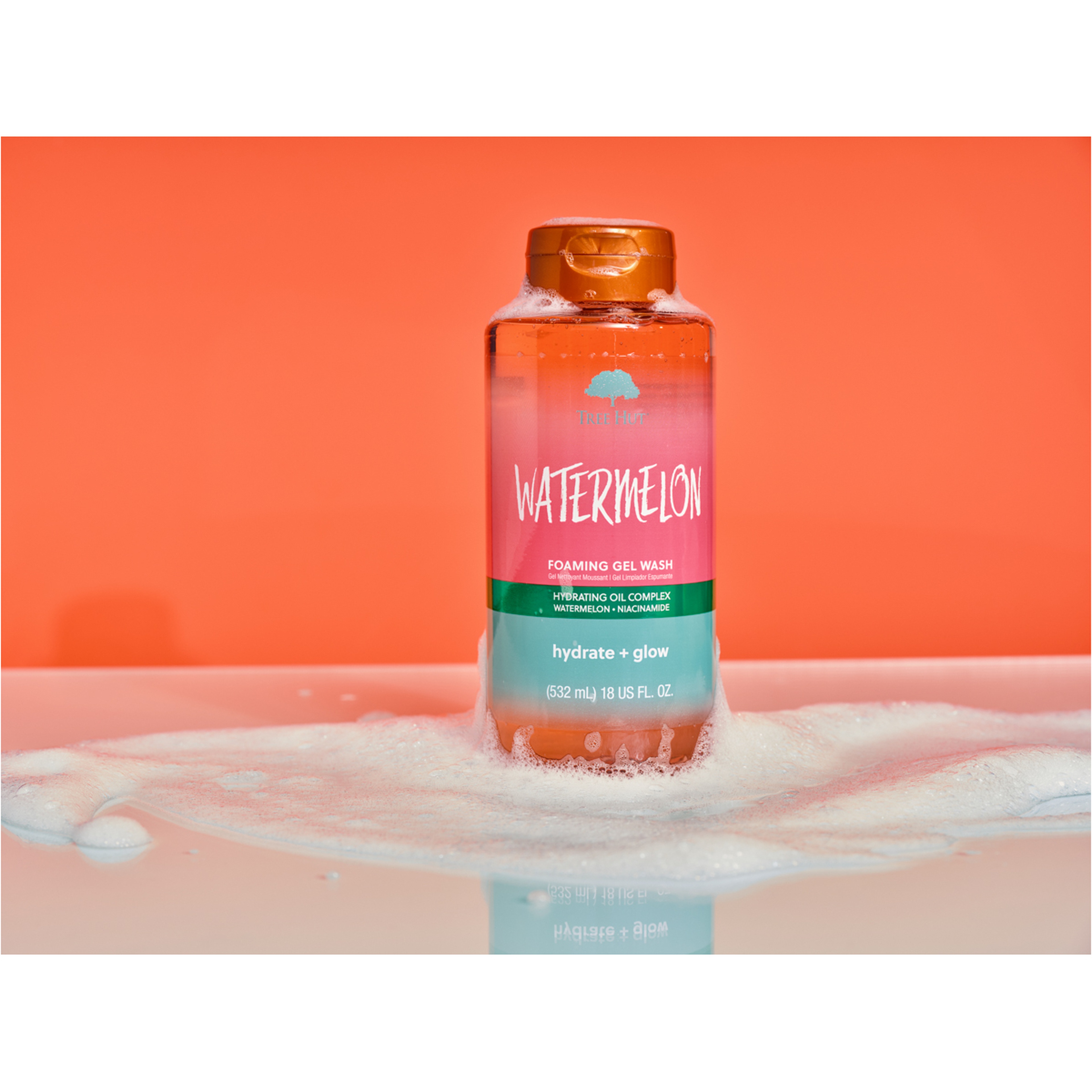 غسول جل رغوي بالبطيخ