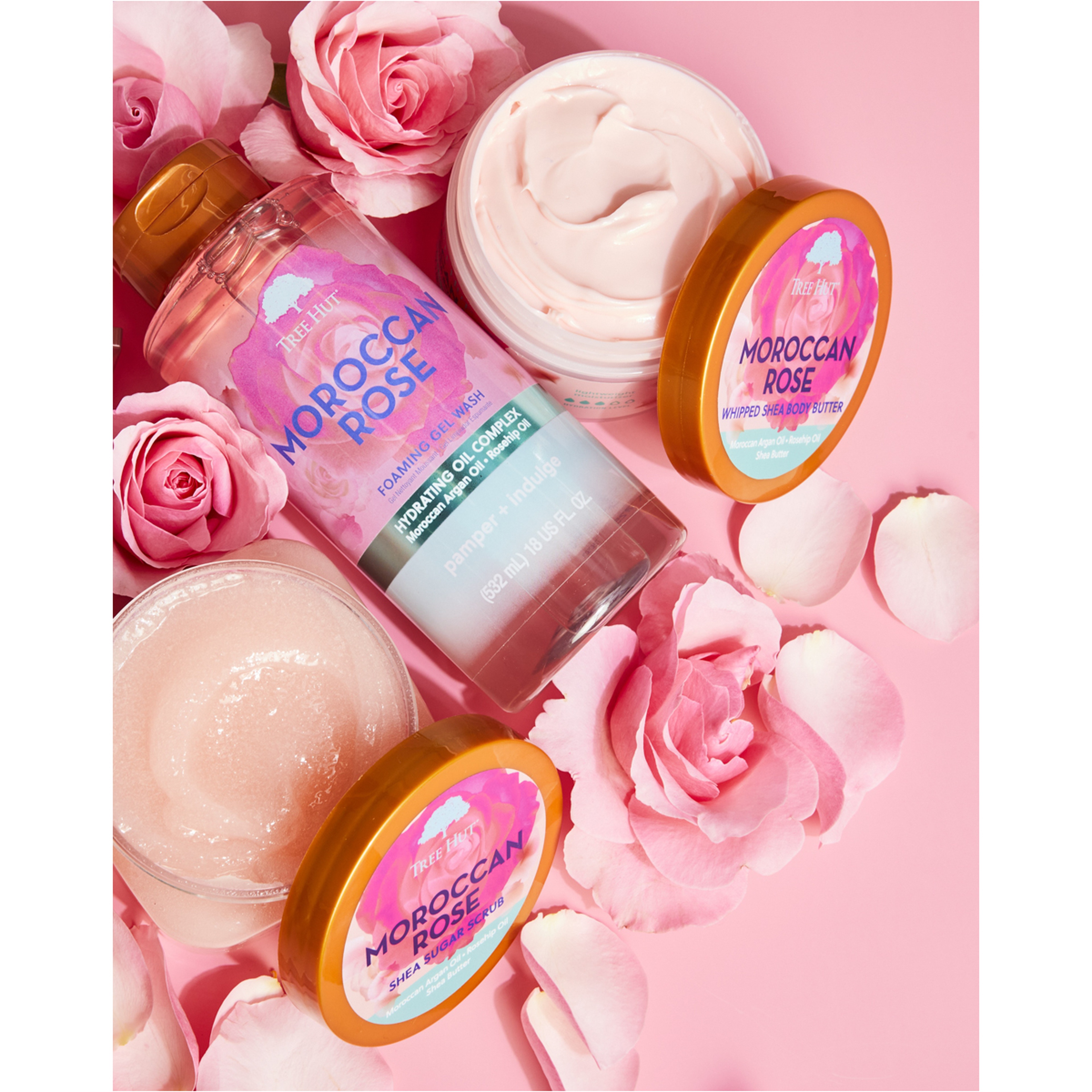 غسول جل رغوي بالورد المغربي