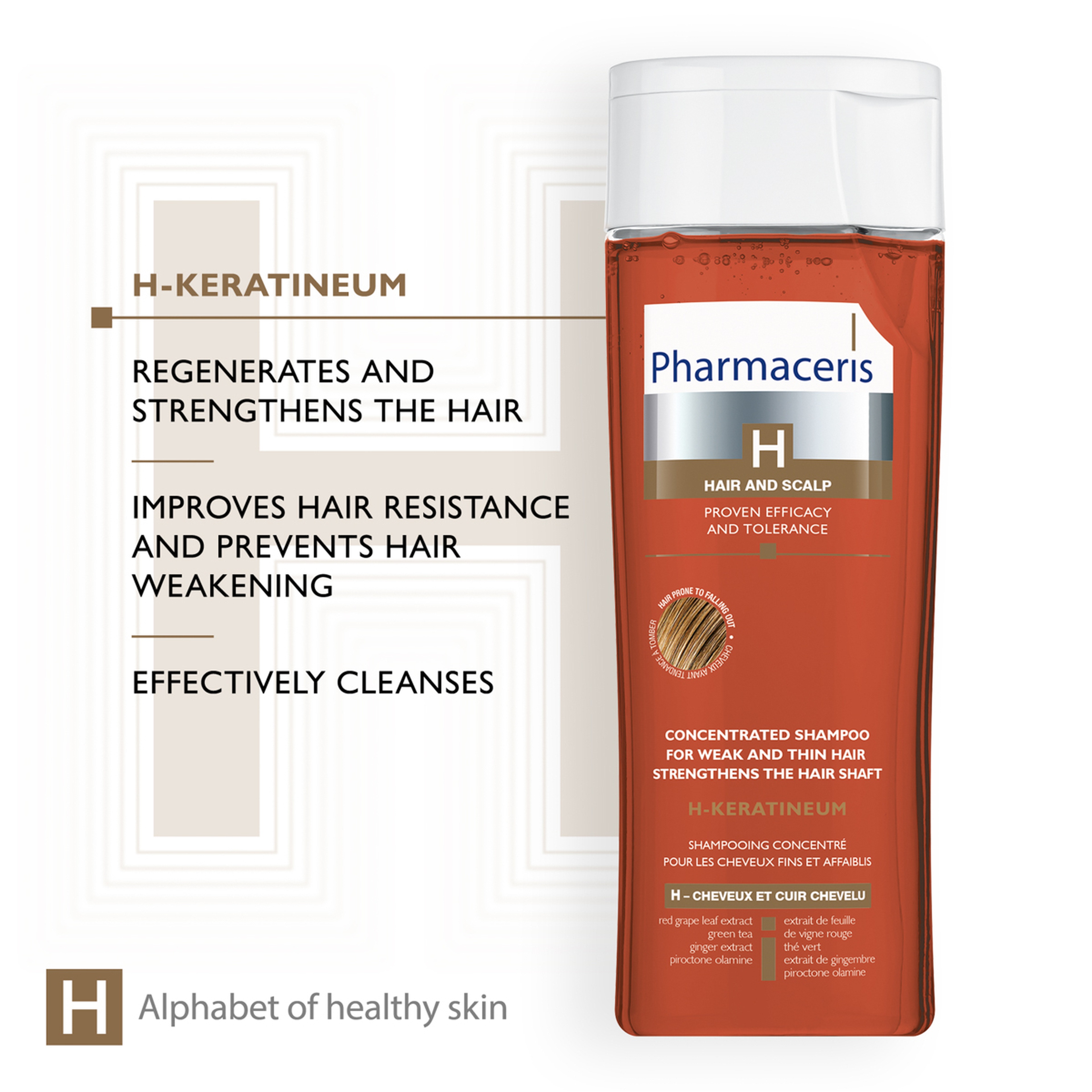 Pharmaceris H H-Keratineum Shampoo 250Ml