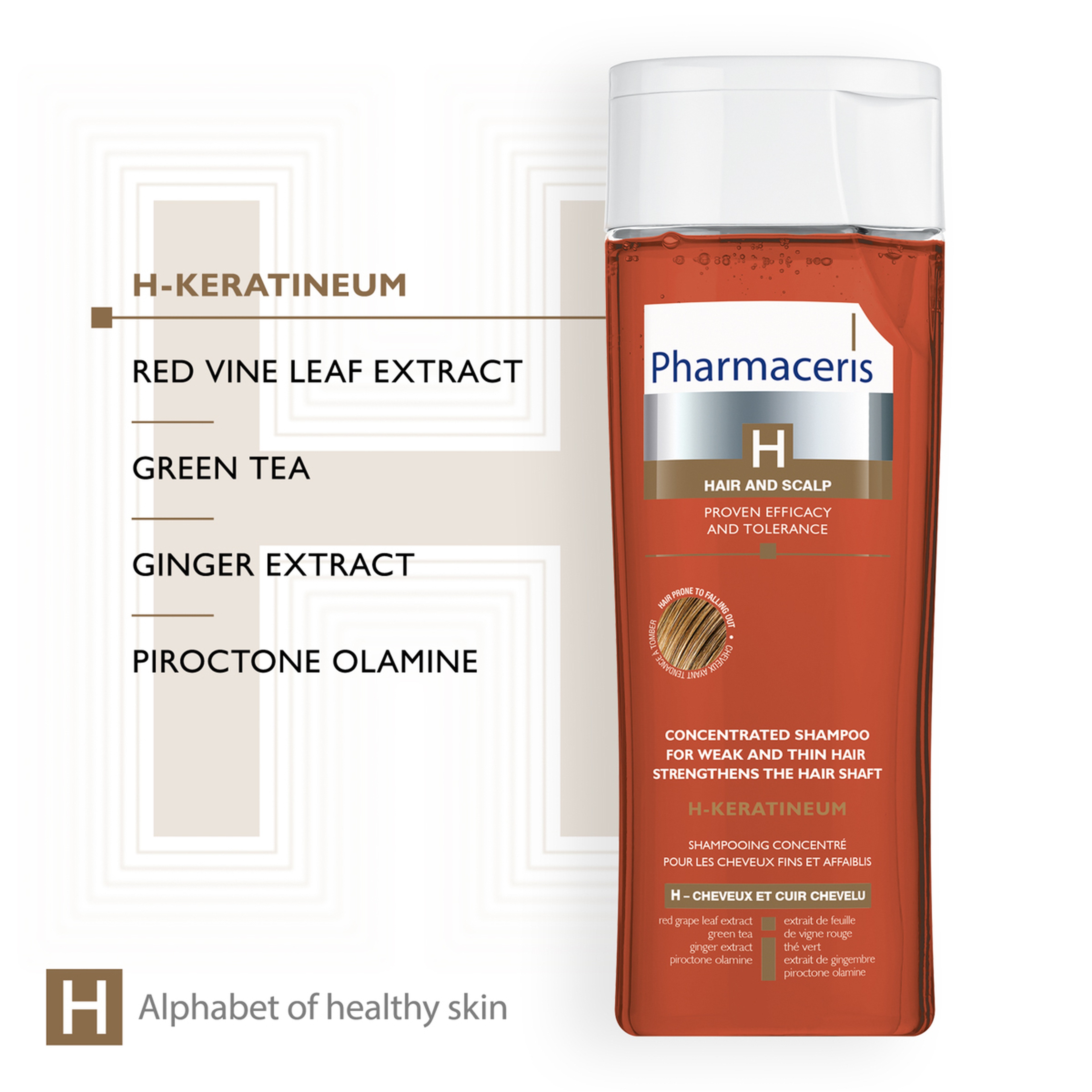 Pharmaceris H H-Keratineum Shampoo 250Ml