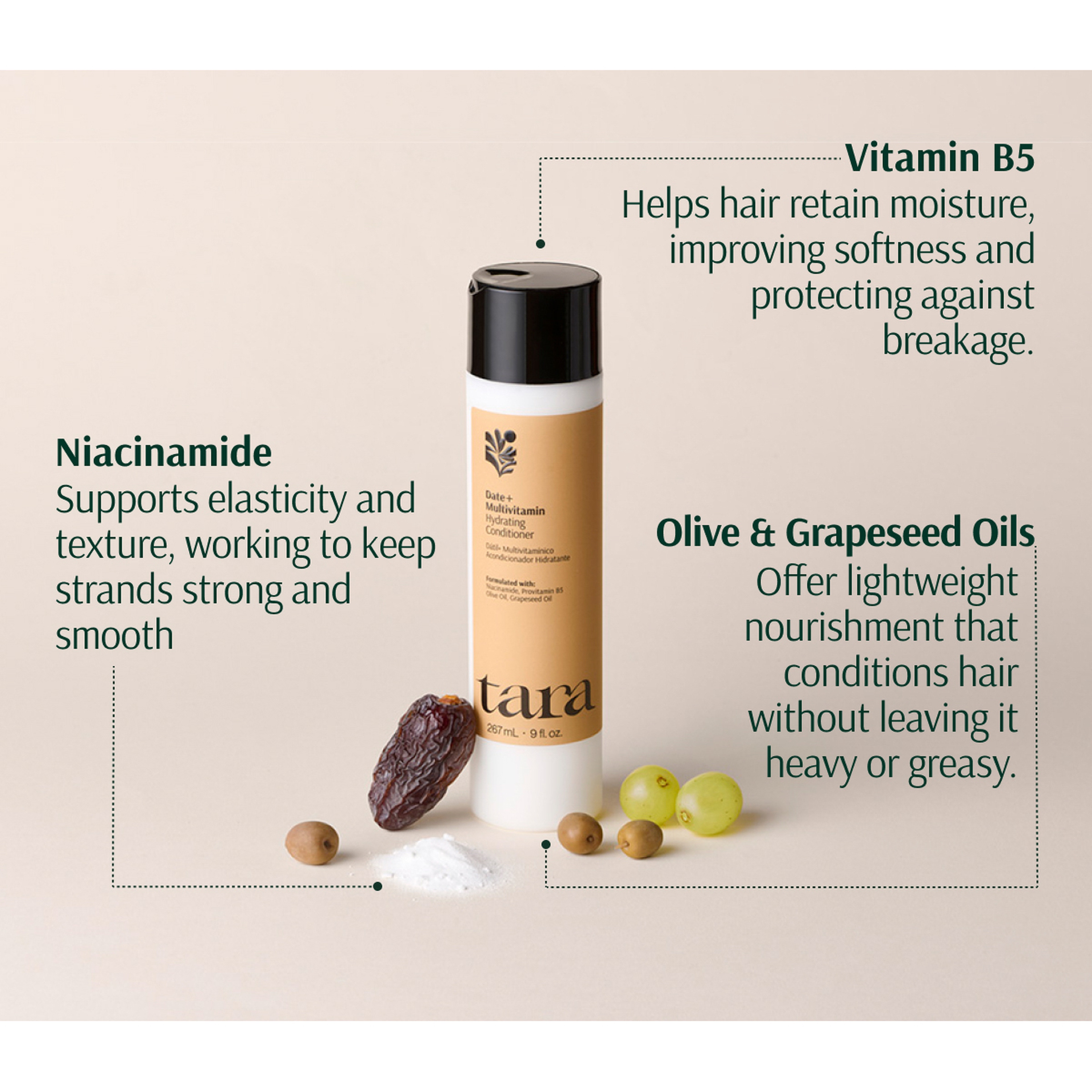 Tara DATE MULTIVITAMIN HYDRATING CONDITIONER 267 ML