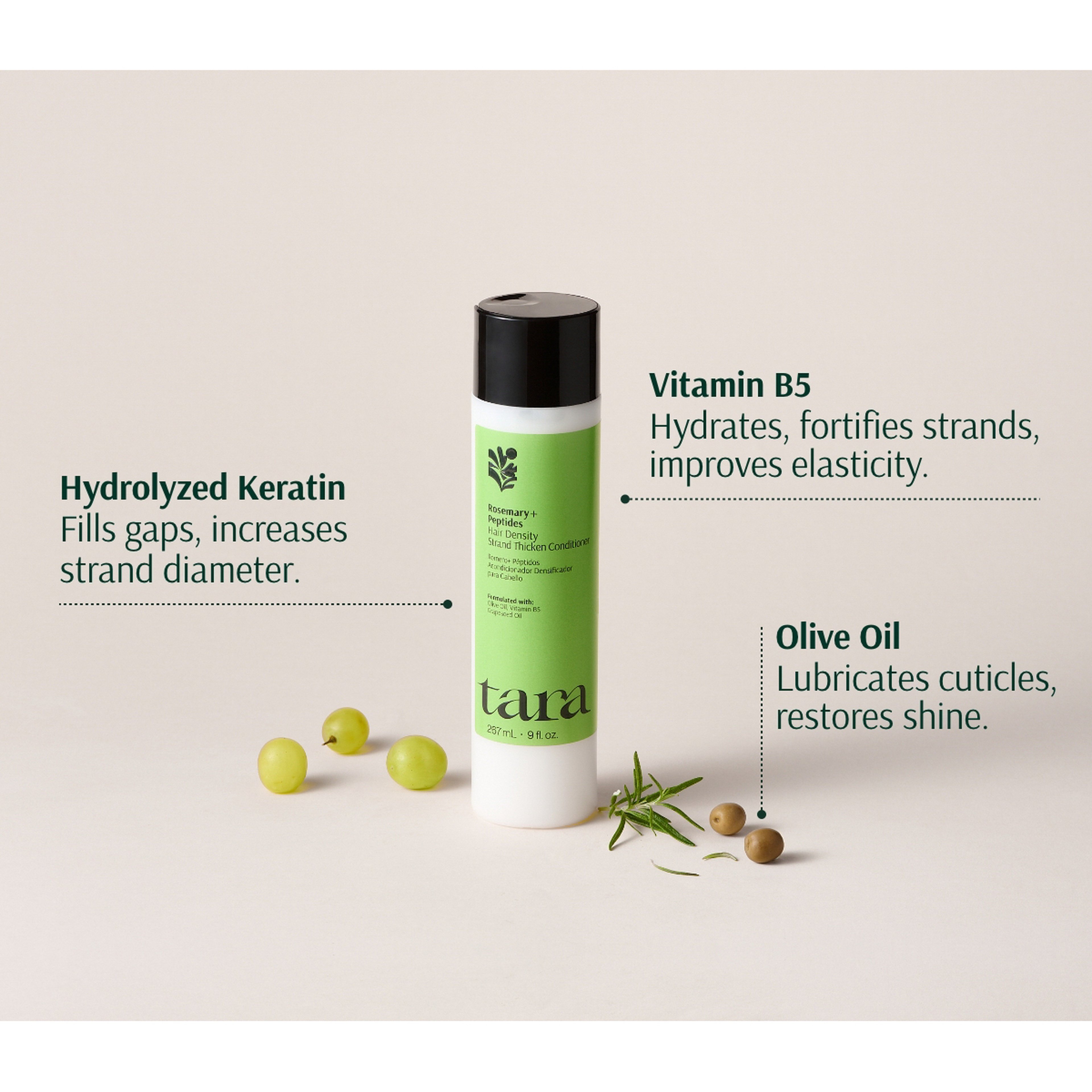 Tara ROSEMARY PEPTIDES HAIR DENSITY STRAND THICKEN CONDITIONER 267 ML