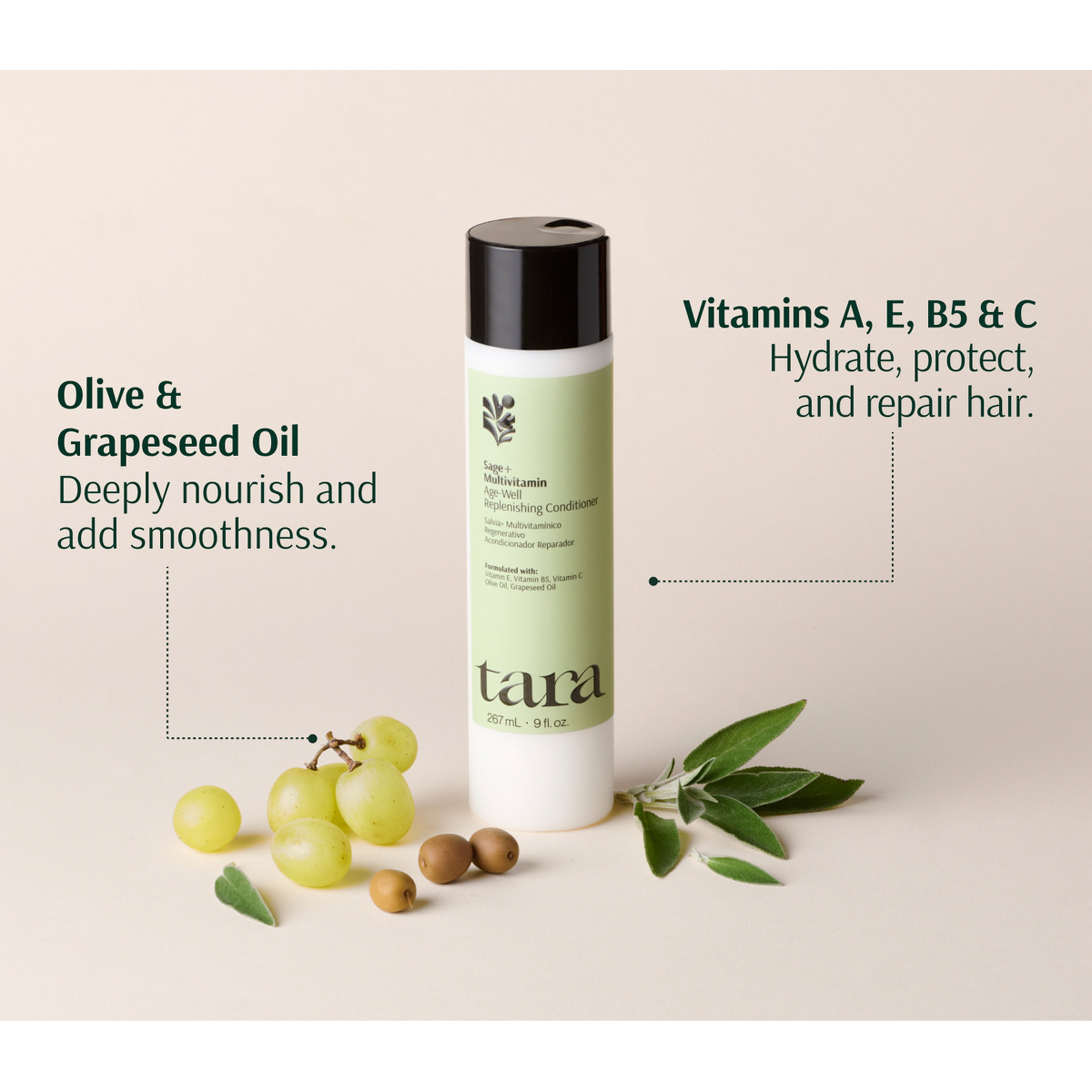 Tara SAGE MULTIVITAMIN AGEWELL REPLENISHING CONDITIONER 267 ML