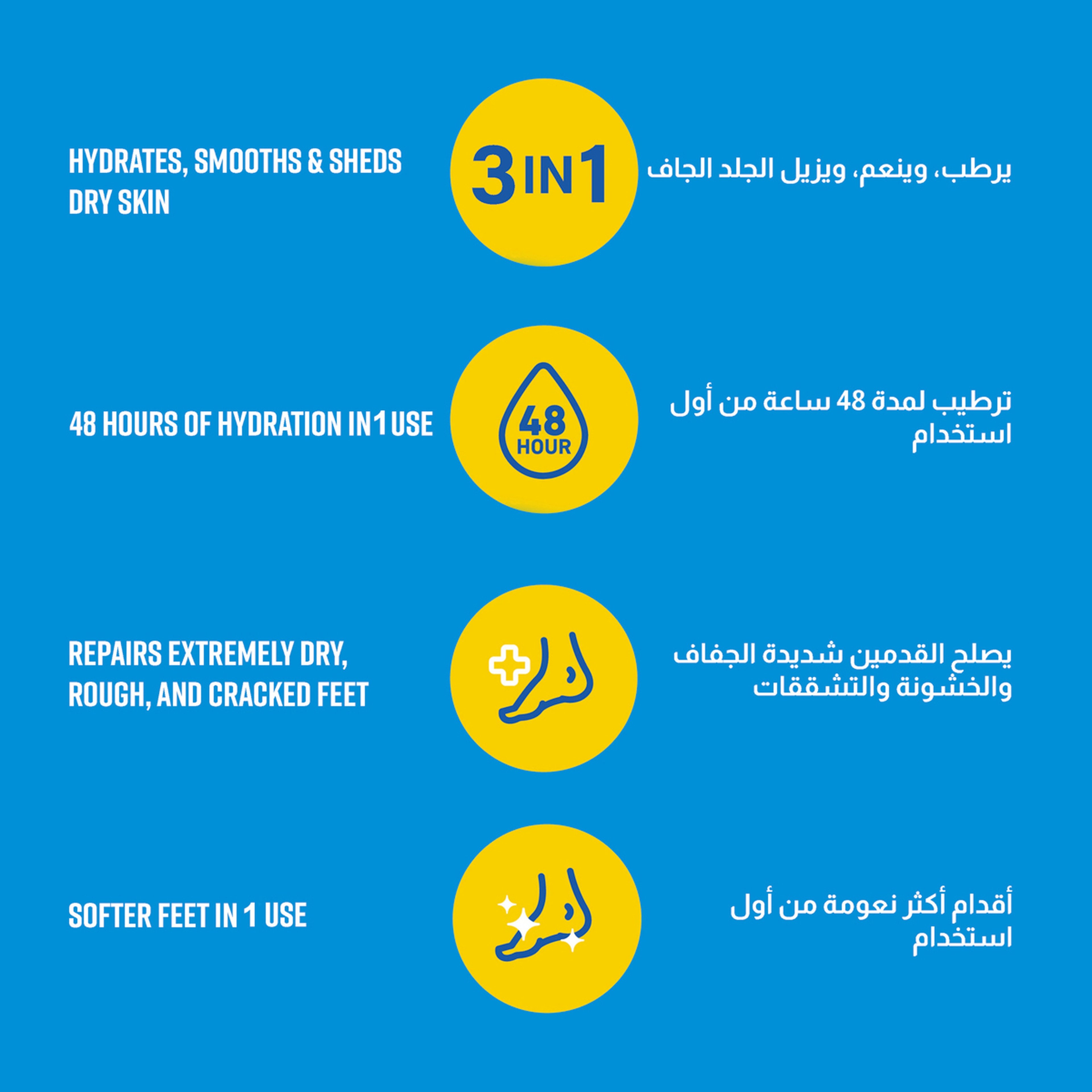 اوكيفيز كريم للترطيب العميق للقدمين "للتجديد المكثف" 85g