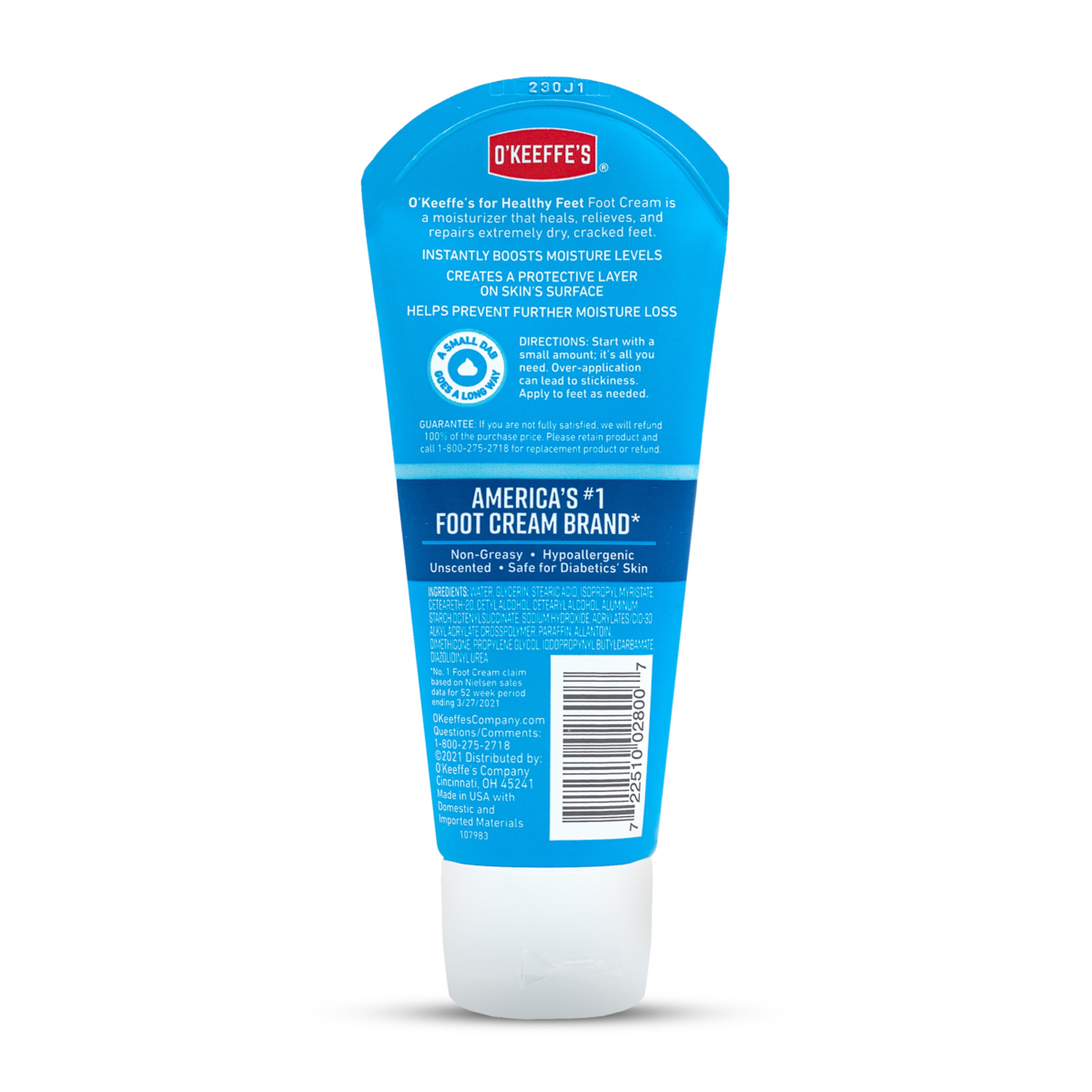 اوكيفيز كريم للترطيب العميق للقدمين 85g