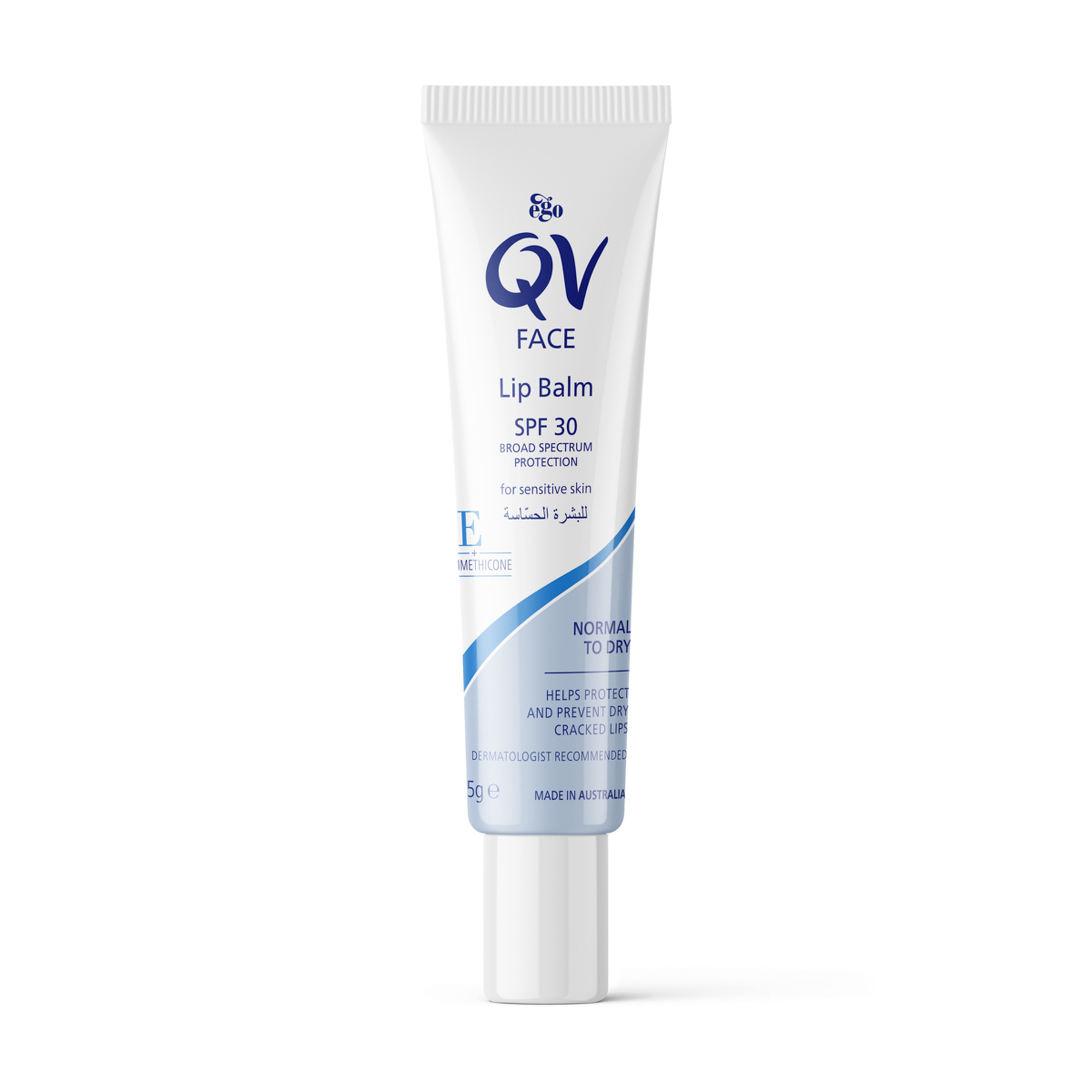 Qv, Face, Lip Balm Spf 30, For Sensitive Skin - 15 Gm