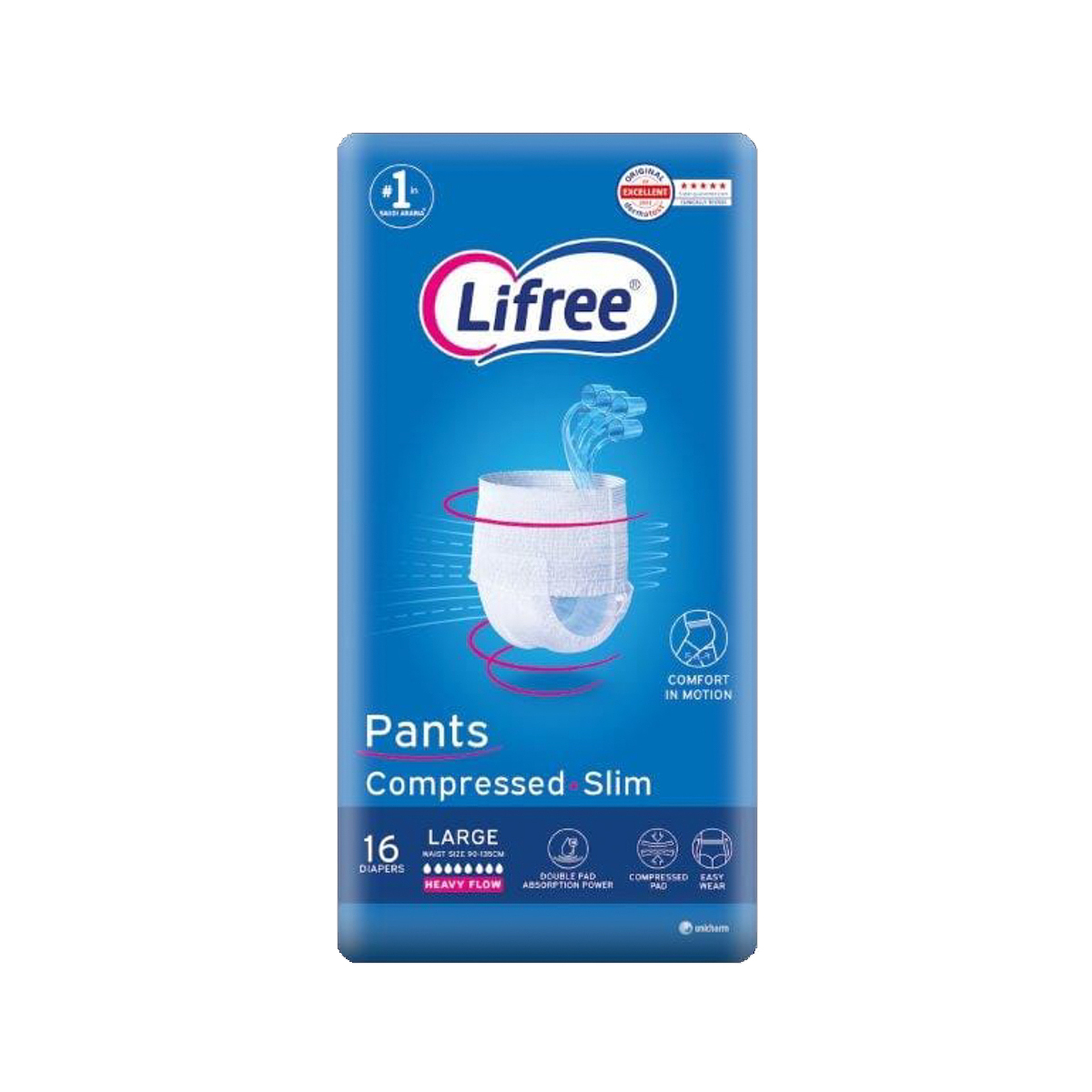 Lifree Adult Diaper Culotte Large 16 Pcs