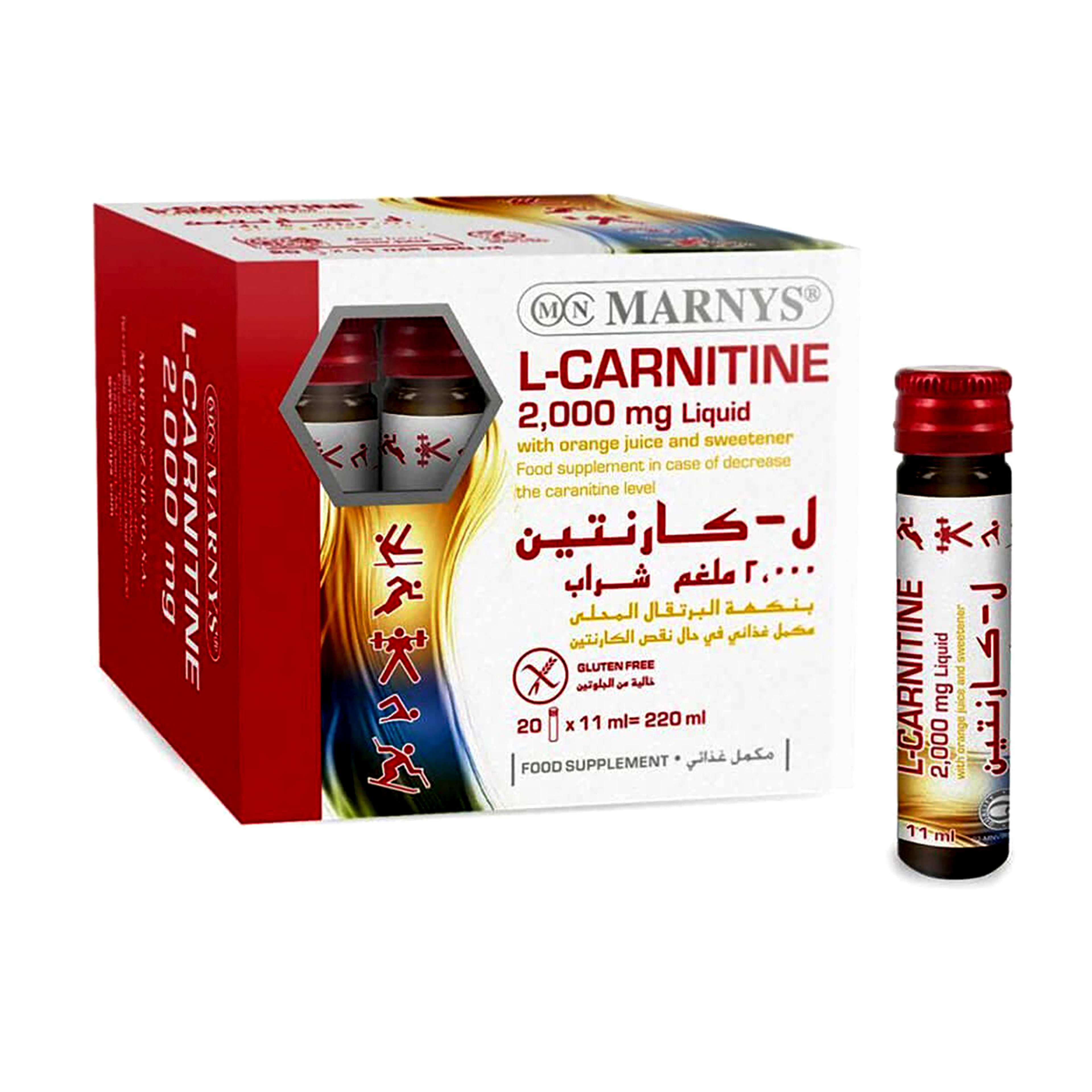 Marnys L-Carnitin 2000 Mg 20 Drinkable Vials