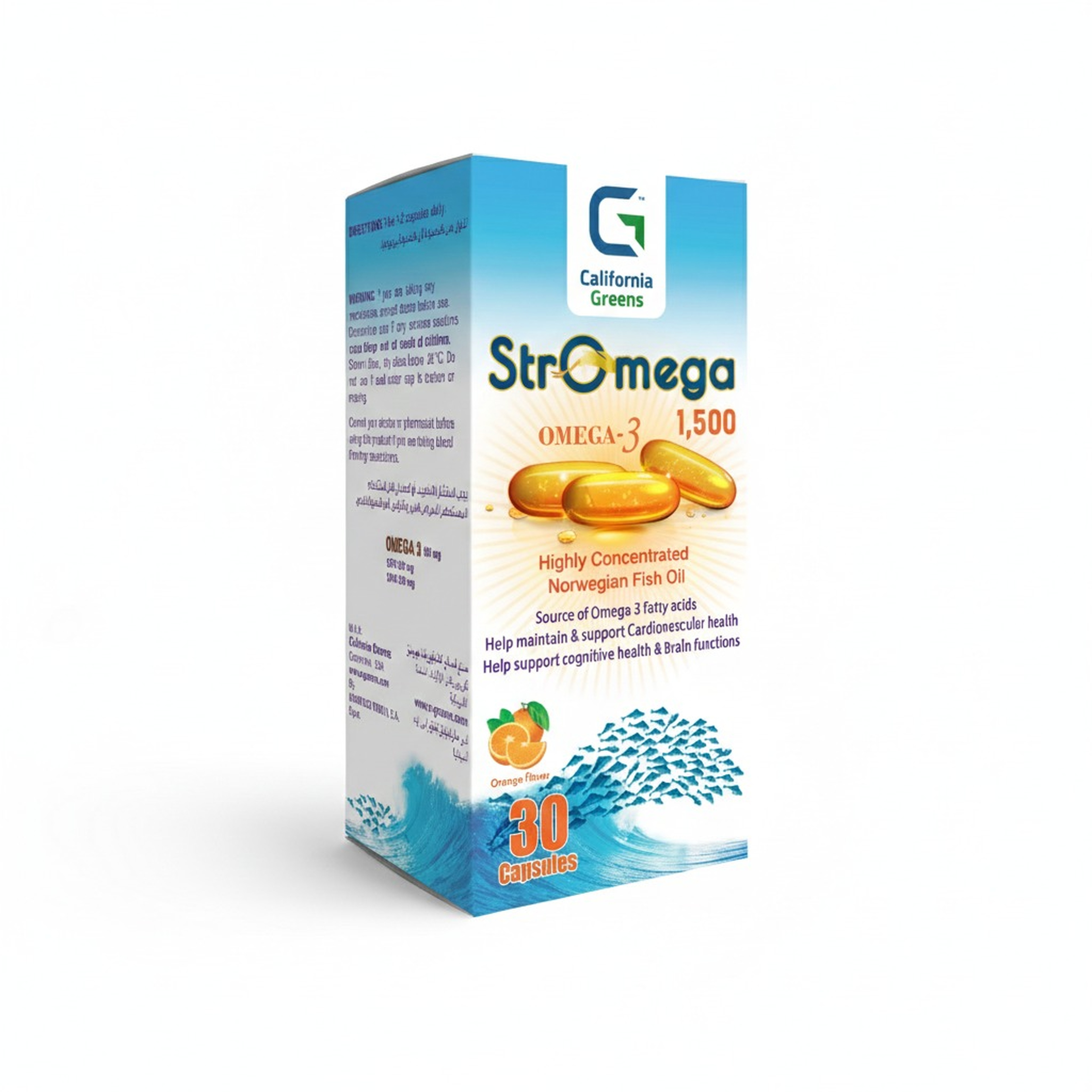 Stromega Omega 3 Fish Oil 900 Mg 30 Capsules
