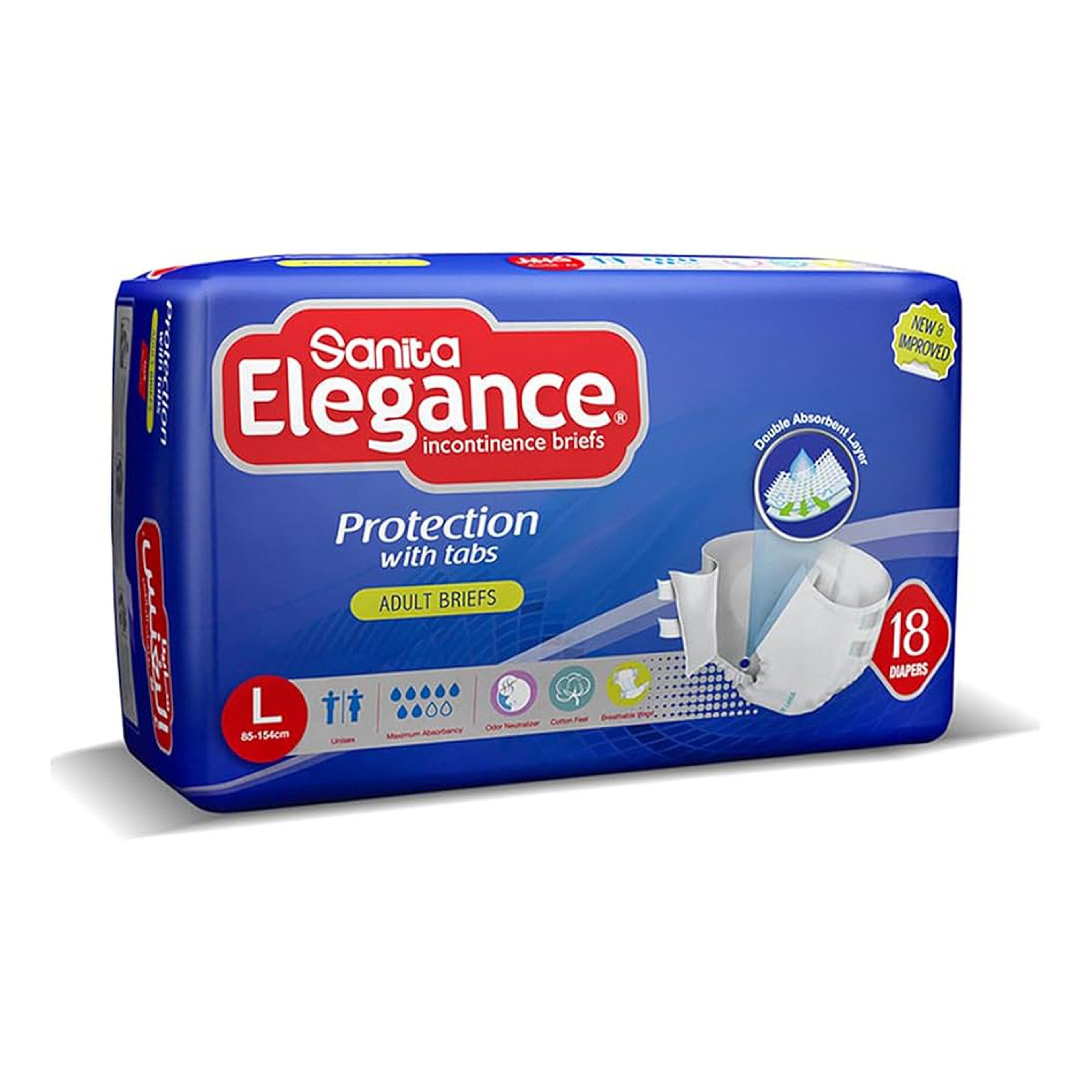 Sanita Elegance Pants Large Jumbo 18 piece