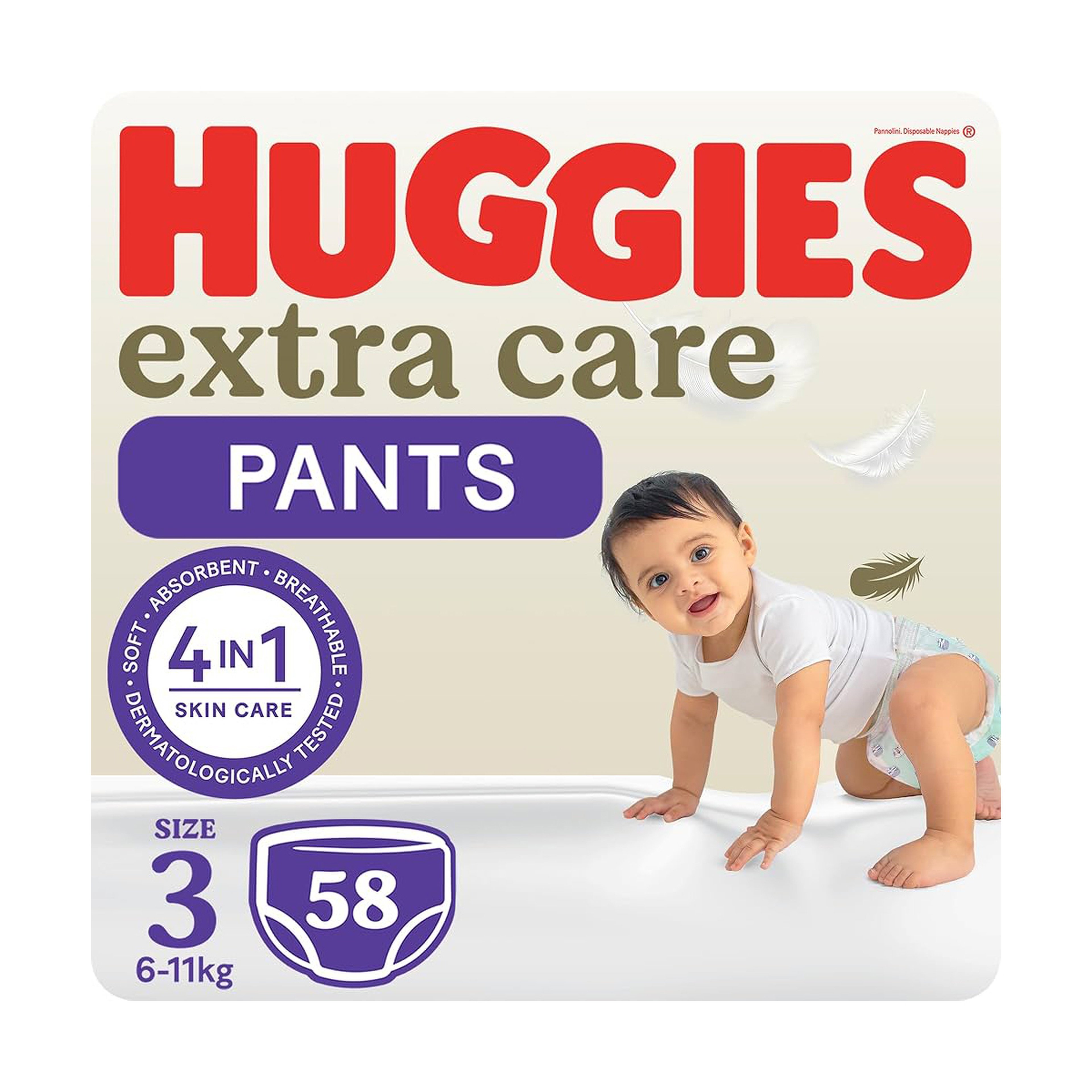 Huggies Pant 3Uni Nd Rh 58 piece