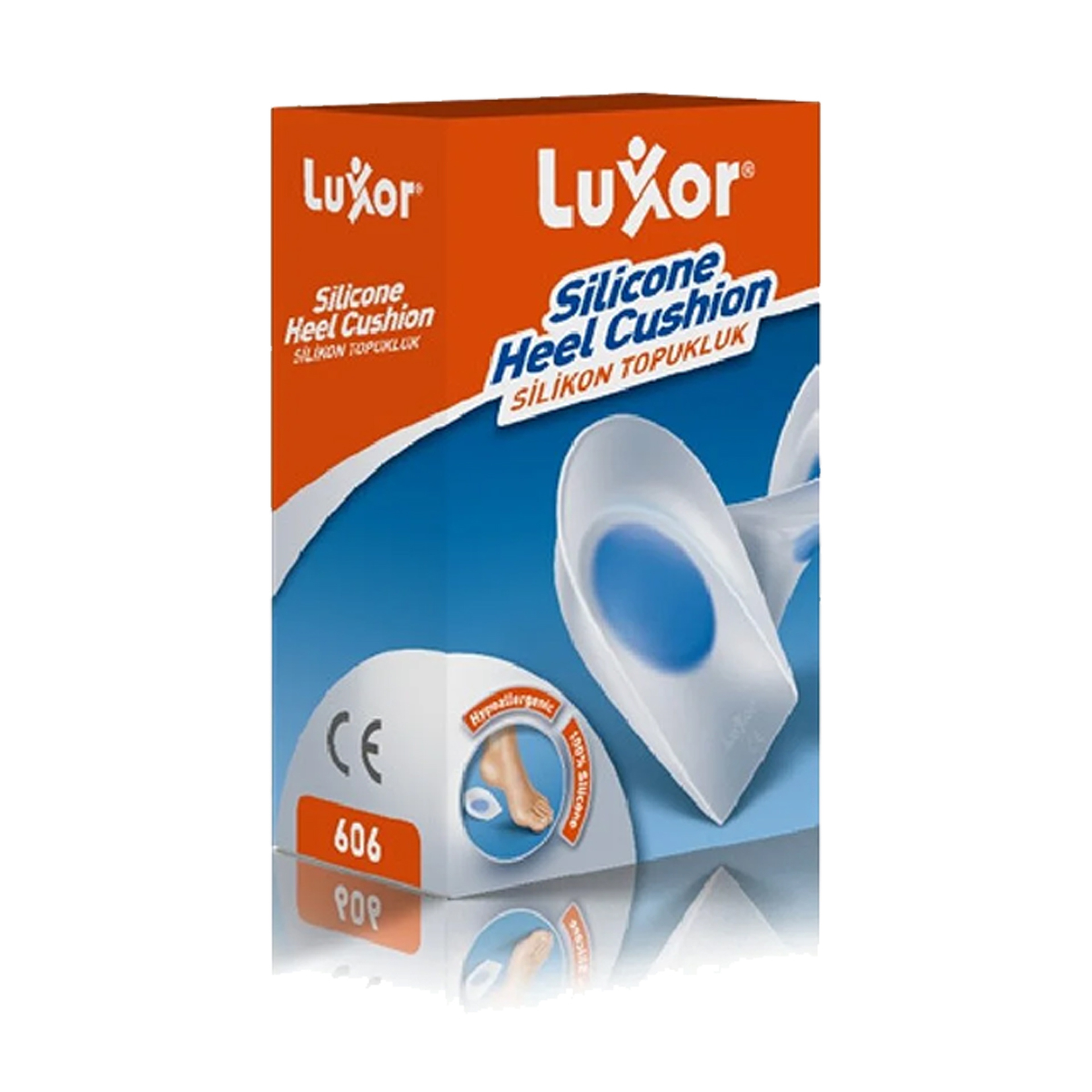 Luxor Silicon Heel Cups 606-M
