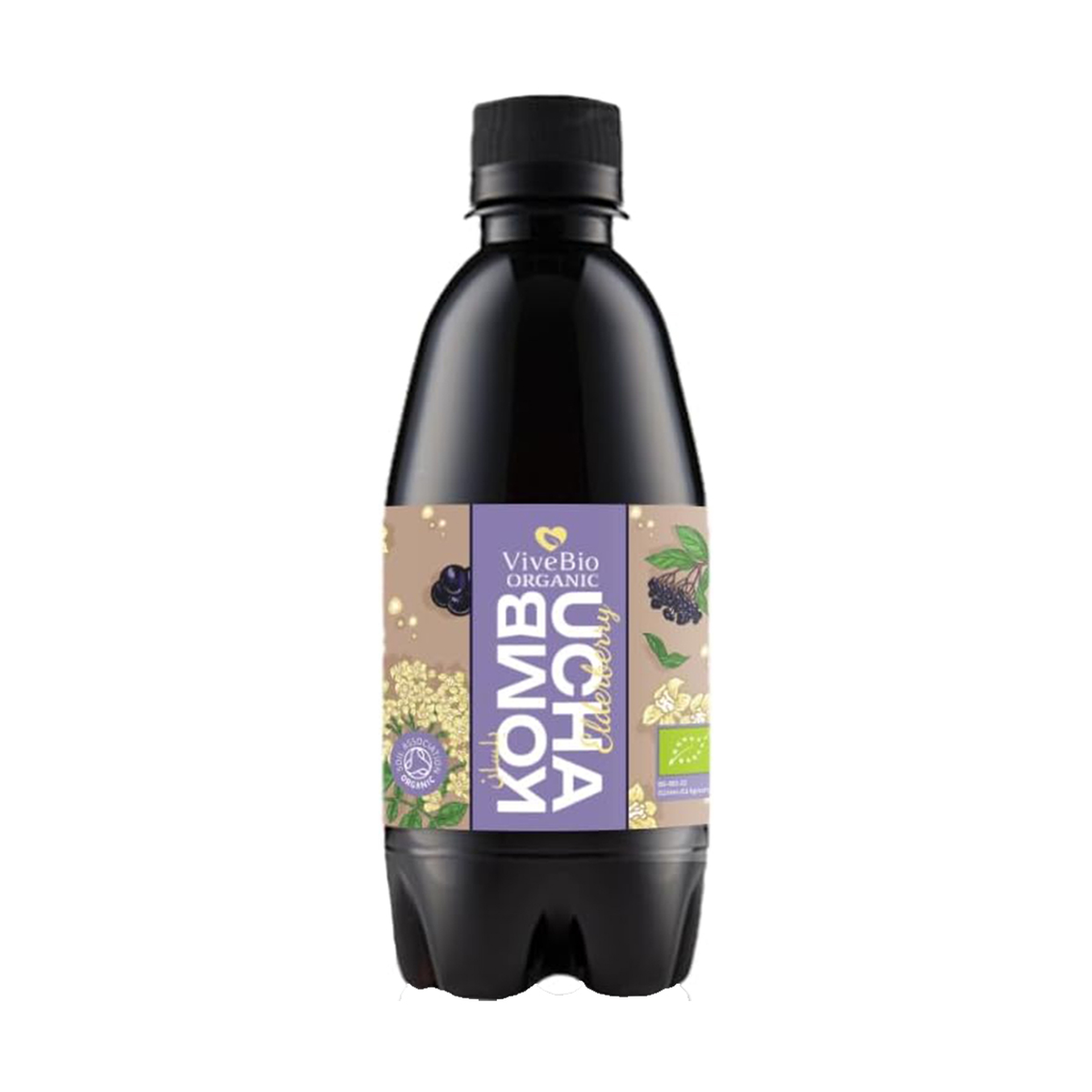 Vivebio ORGANIC Kombucha Elderberry 330Ml