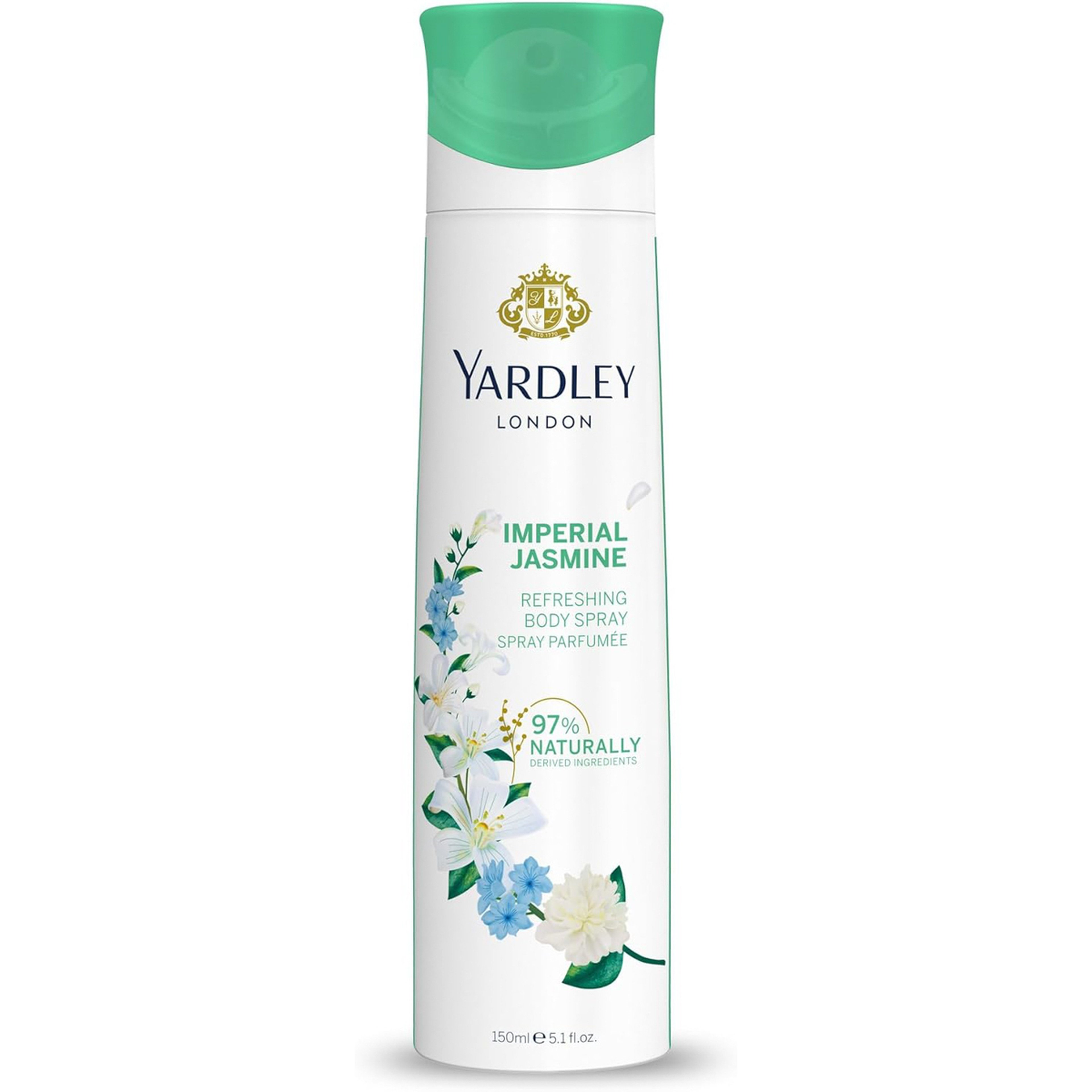 YARDLEY  BODY SPRAY  JASMINE  150ml