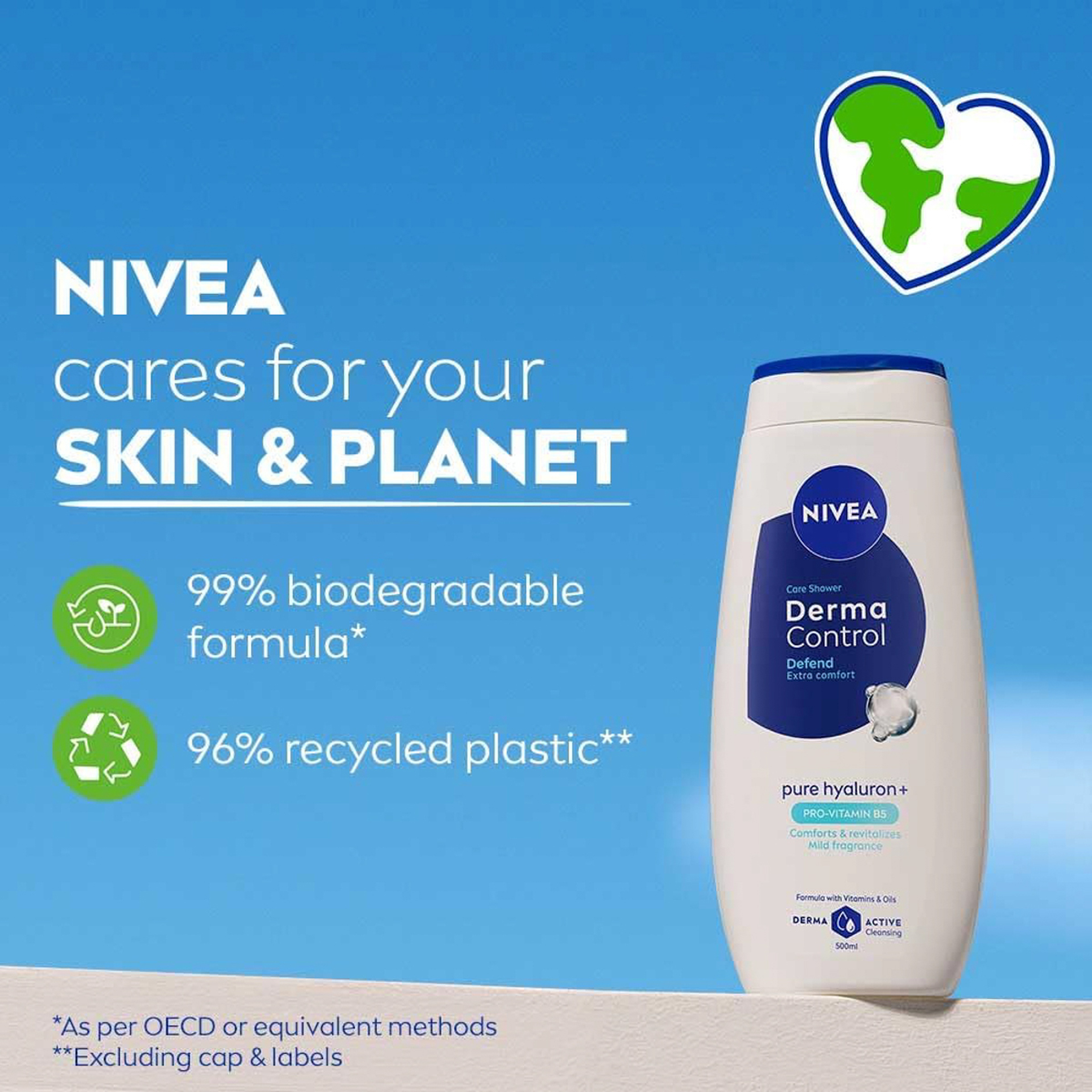 نيفيا جل استحمام ديرما ديفند 500 مل