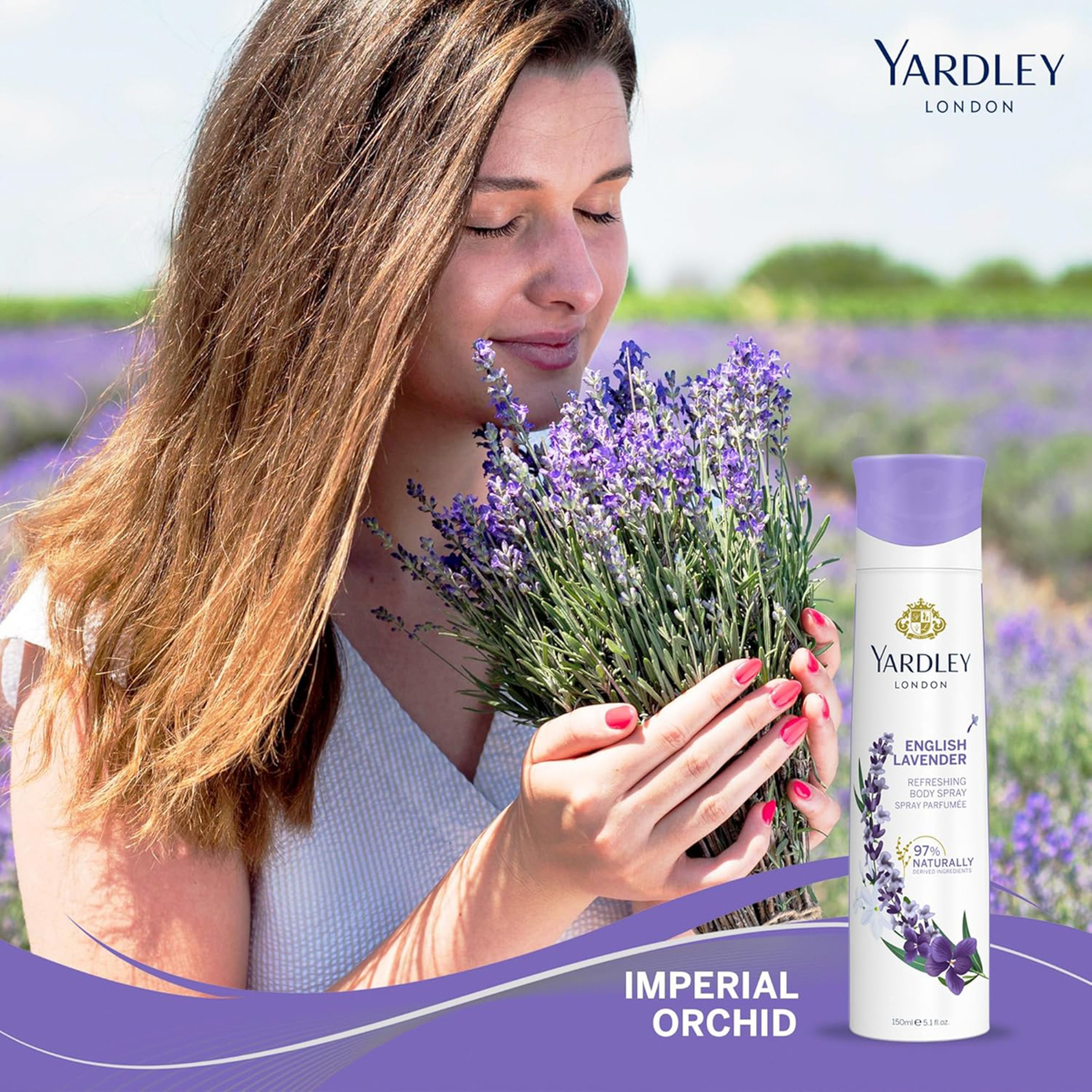 YARDLEY  ENGLISH LAVENDER BODY SPRAY  150ml