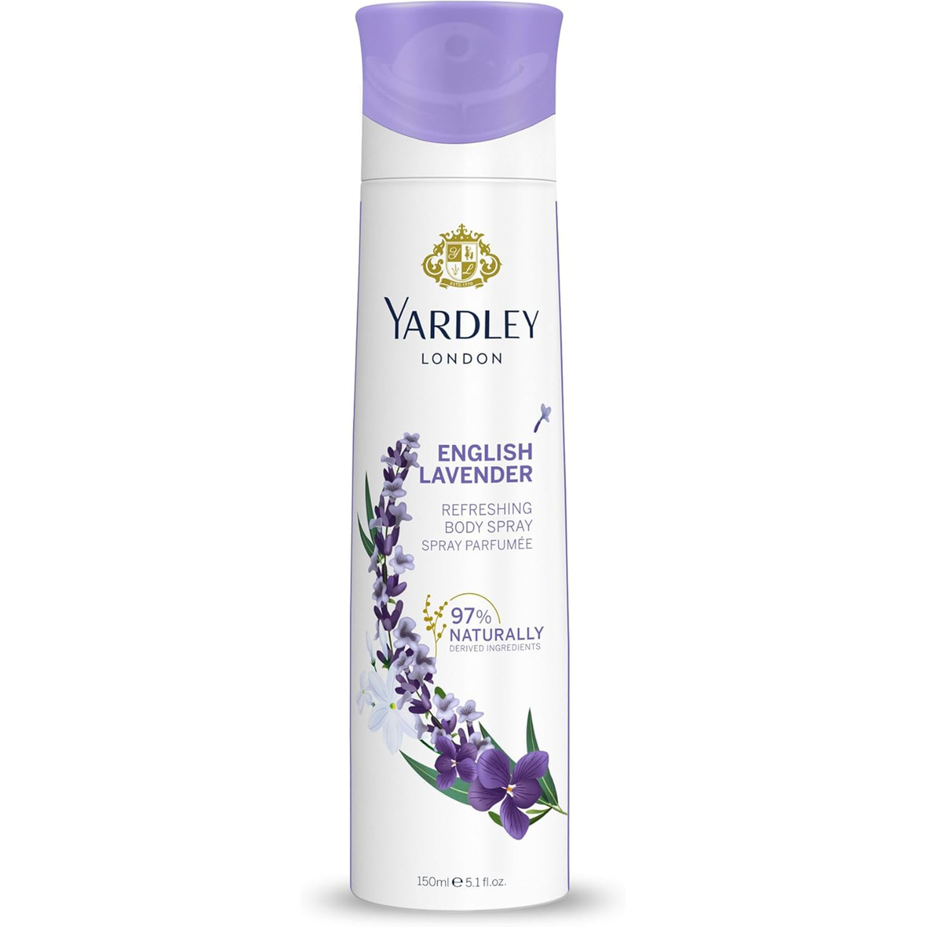 YARDLEY  ENGLISH LAVENDER BODY SPRAY  150ml