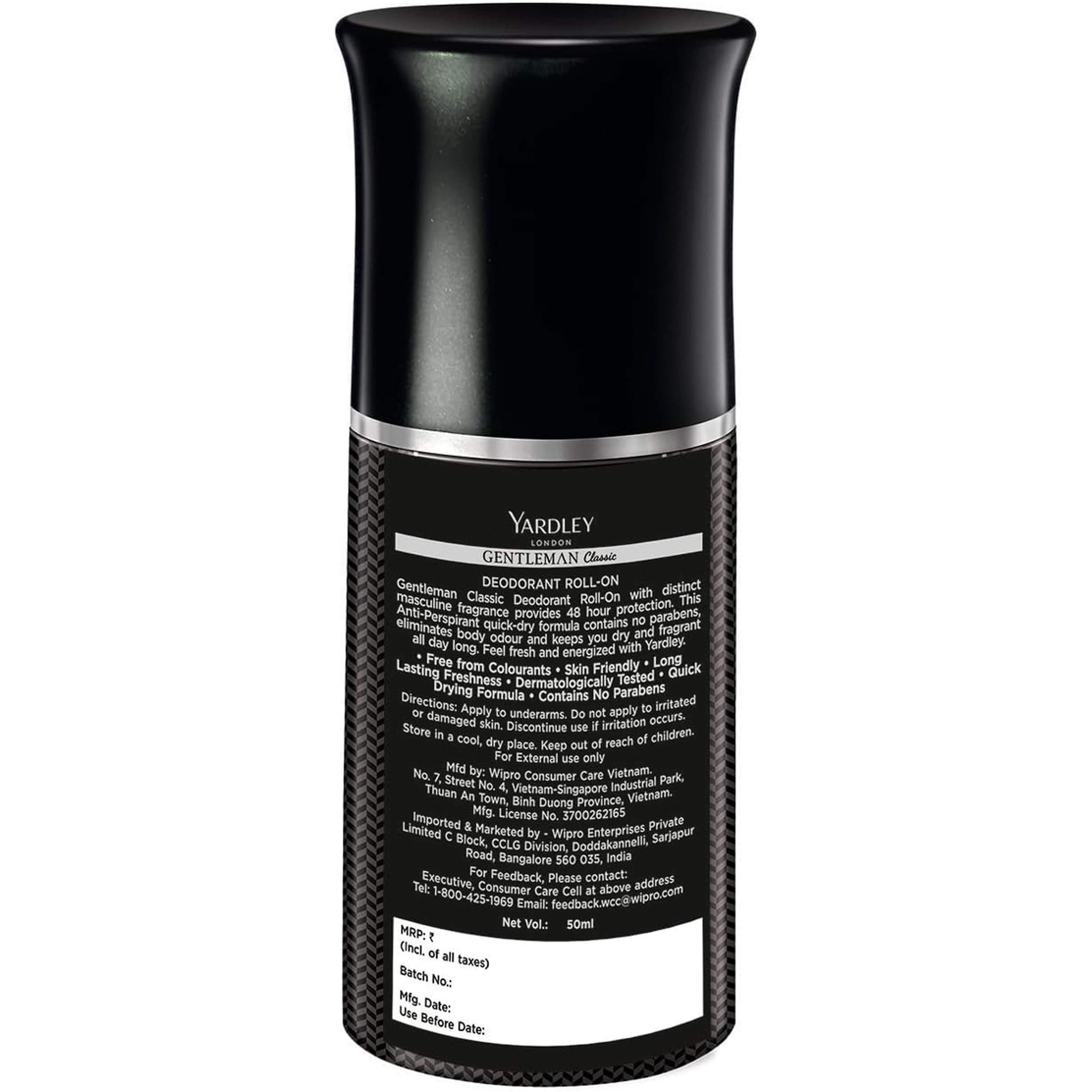 YARDLEY  ROLL ON   CLASSIC 50 ml
