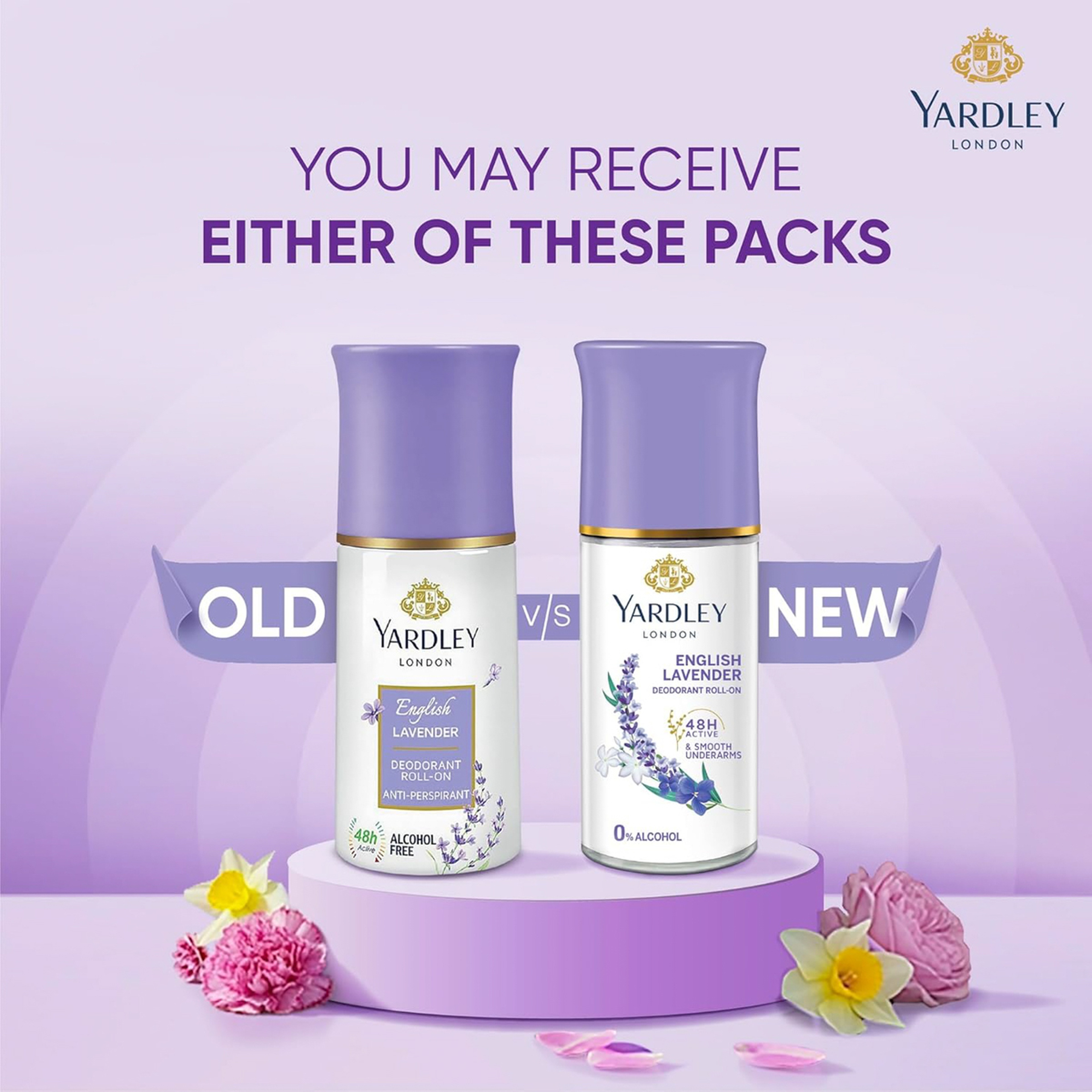 YARDLEY  ROLL ON   ENGLISH LAVENDER  50 ml