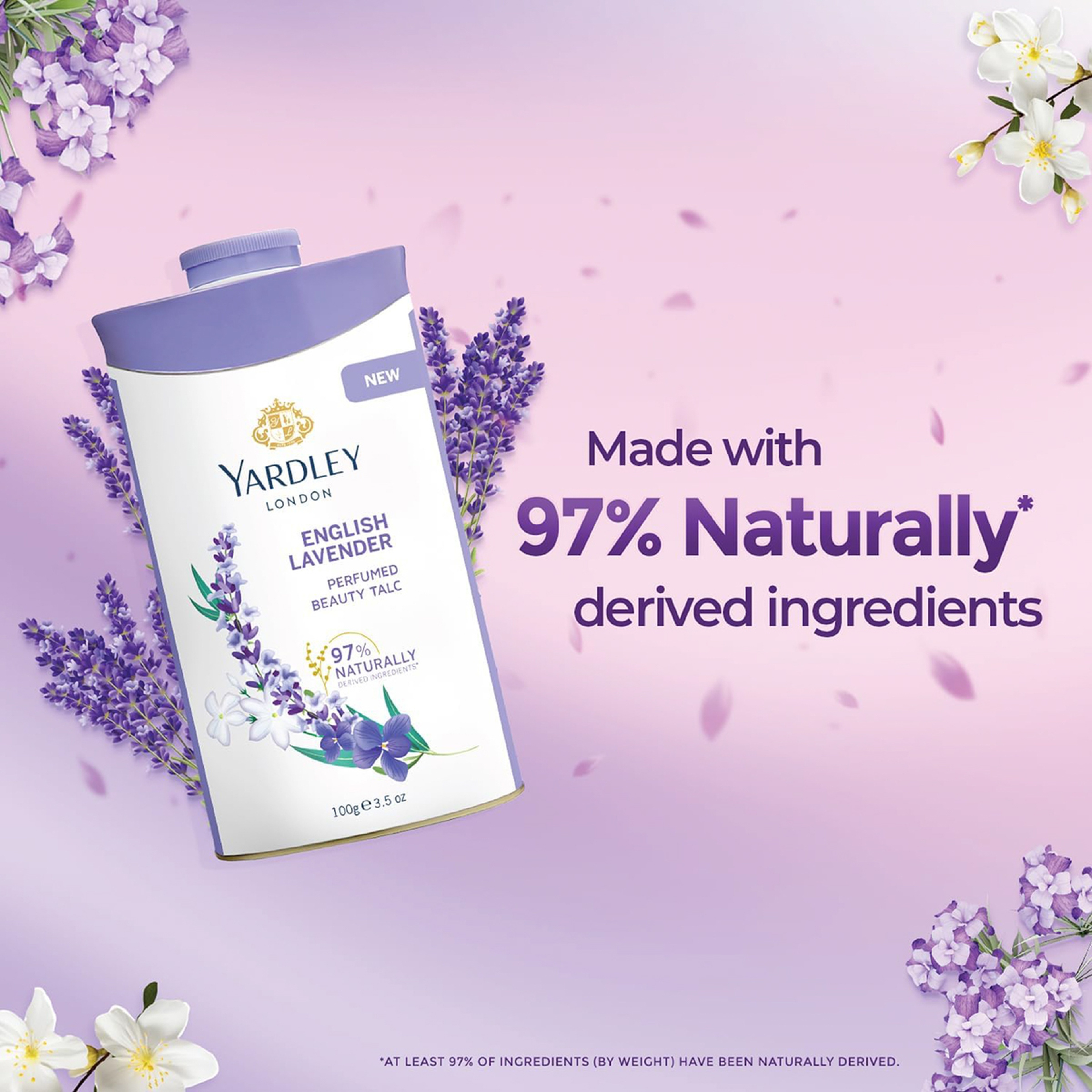 YARDLEY  TALC  ENGLISH LAVENDER  250gm