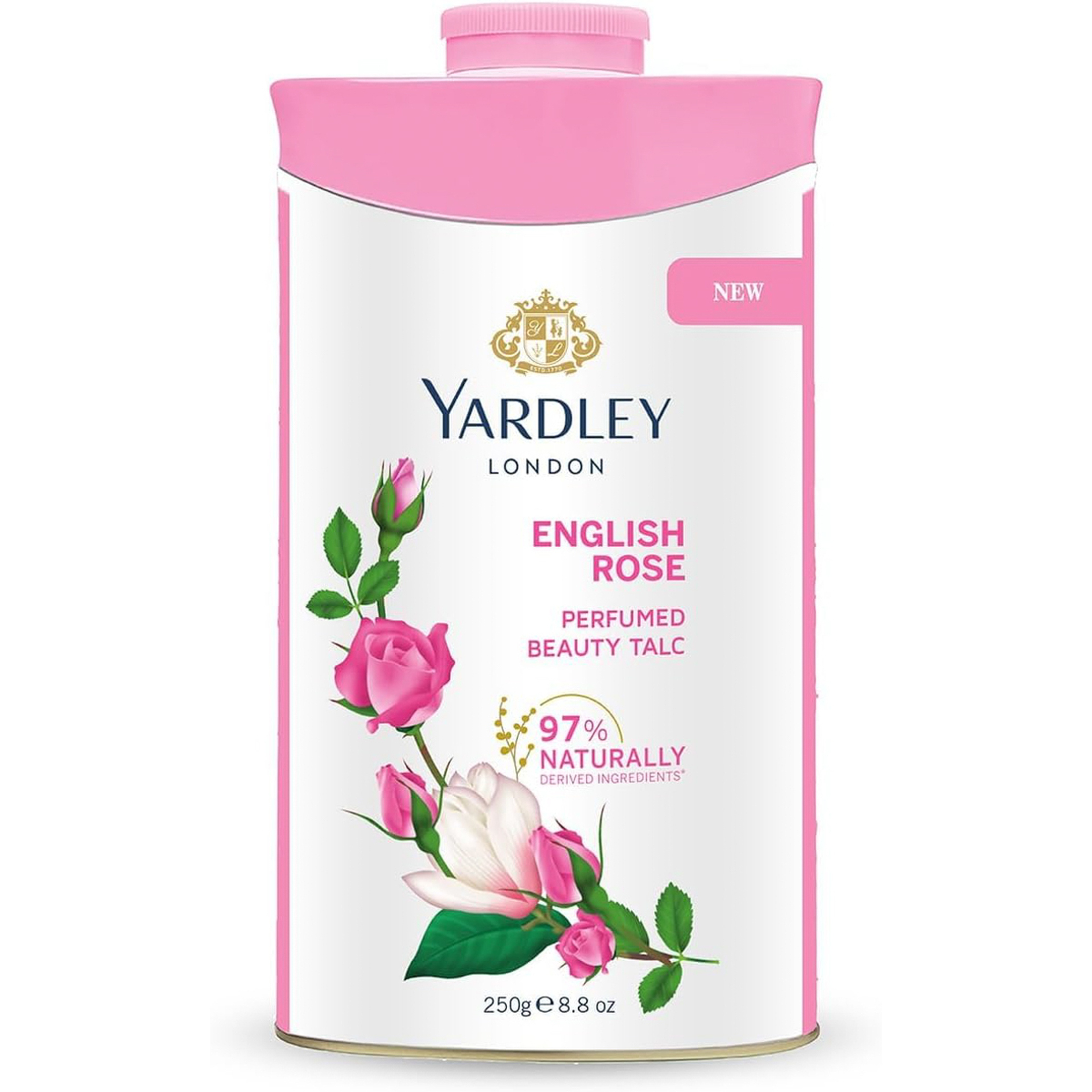 YARDLEY  TALC  ENGLISH ROSE  250gm