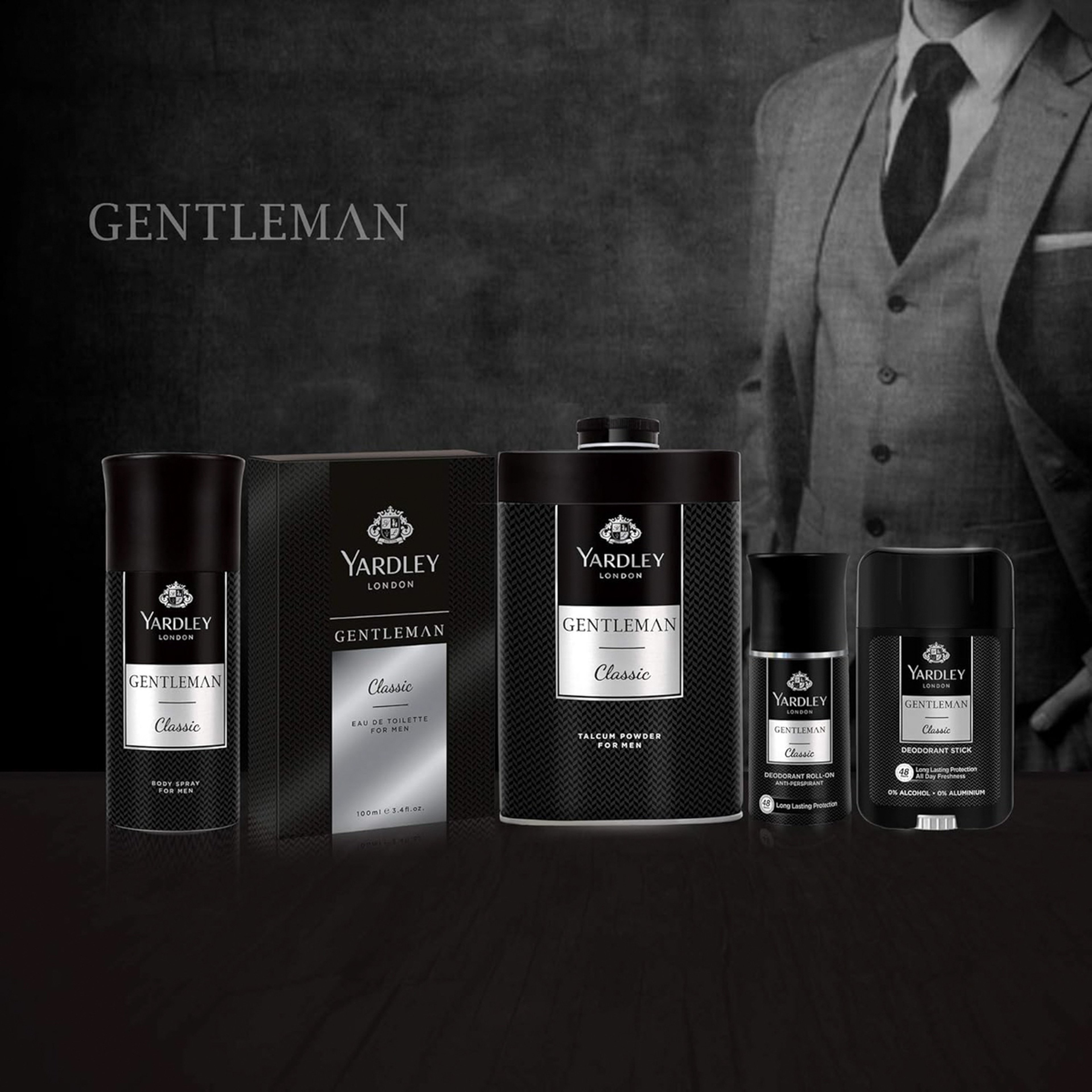 YARDLEY  TALC  GENTLEMAN  250gm