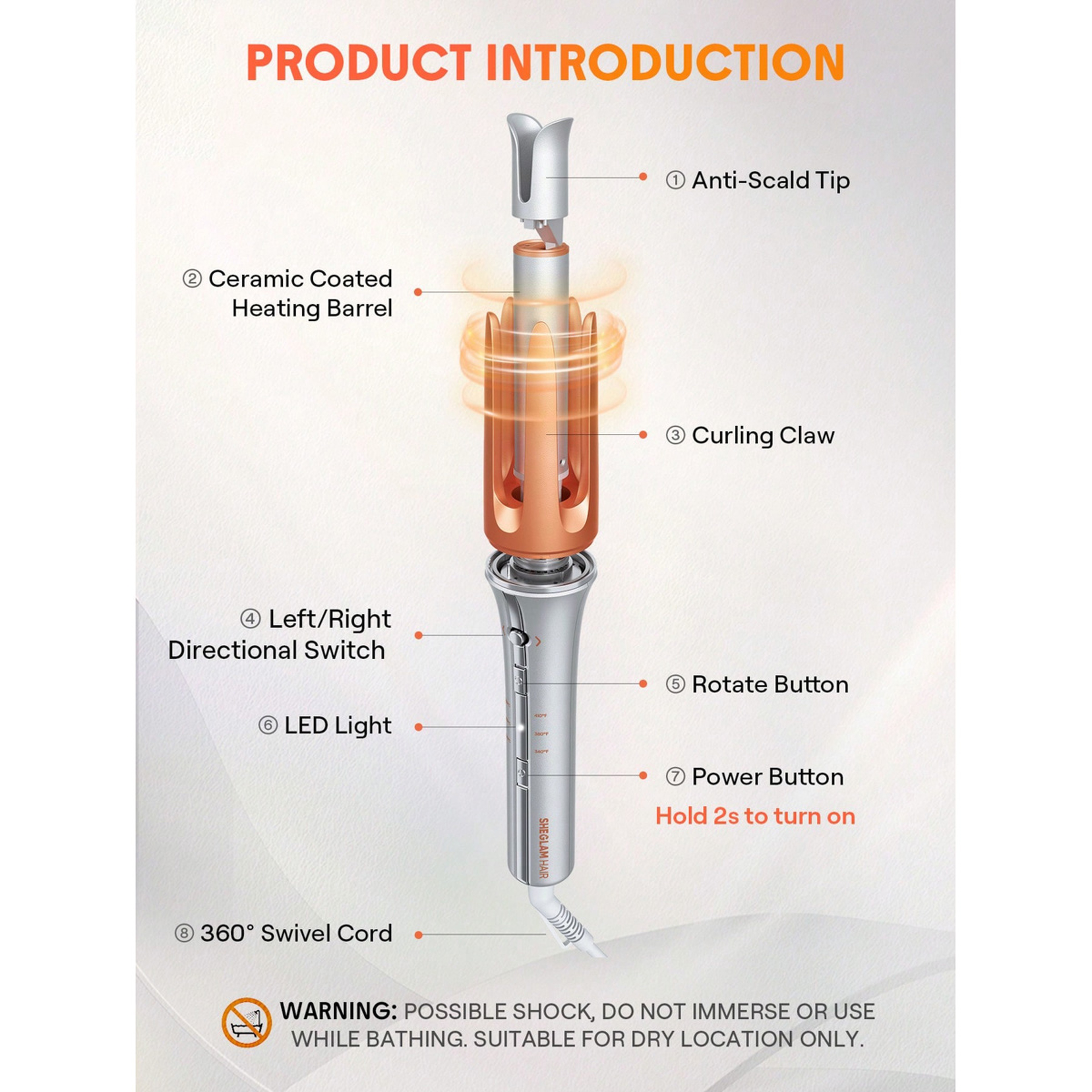 Sheglam It-Curl One-Touch Instant Curler - 25mm