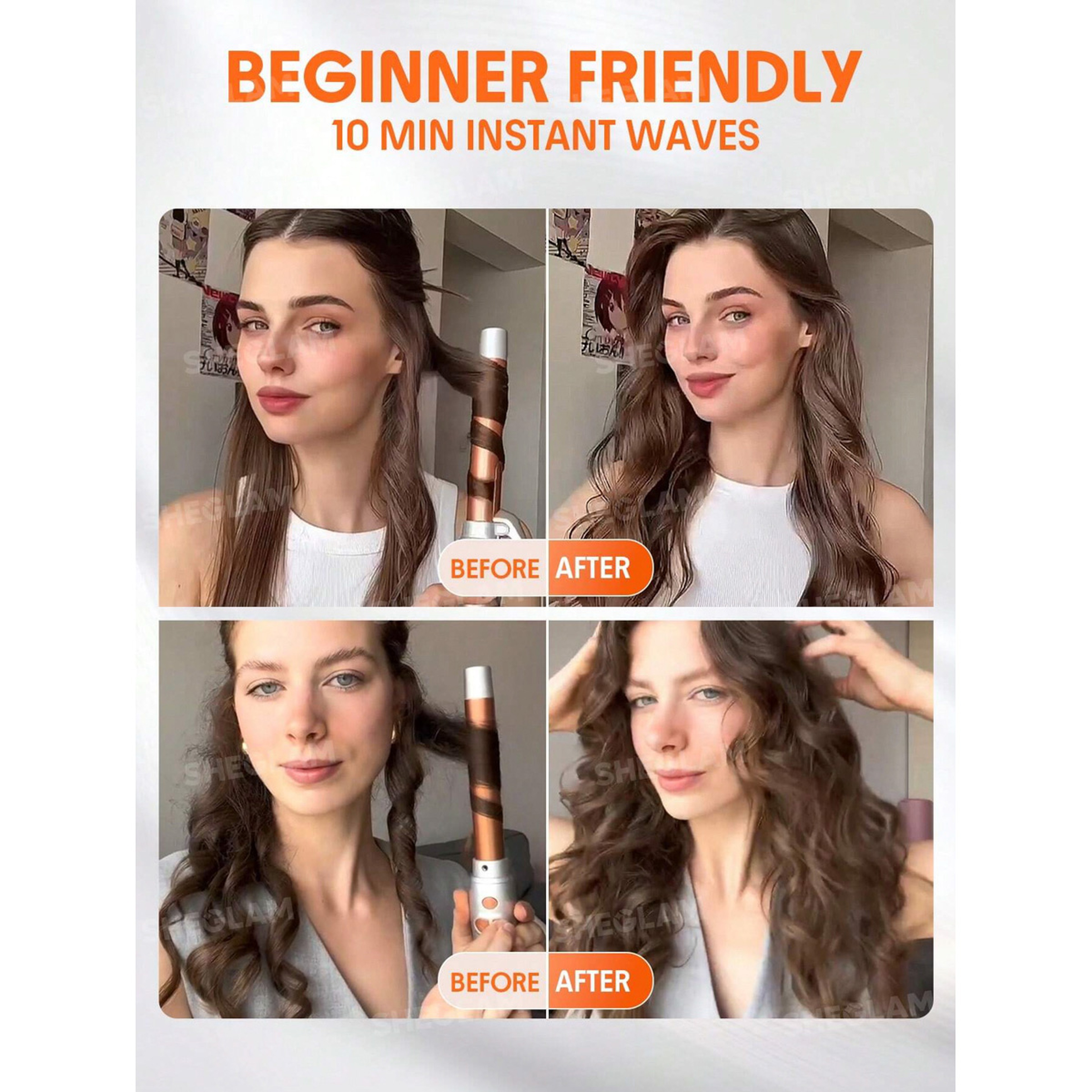 Sheglam It-Curl Rotating Curling Iron - 25mm