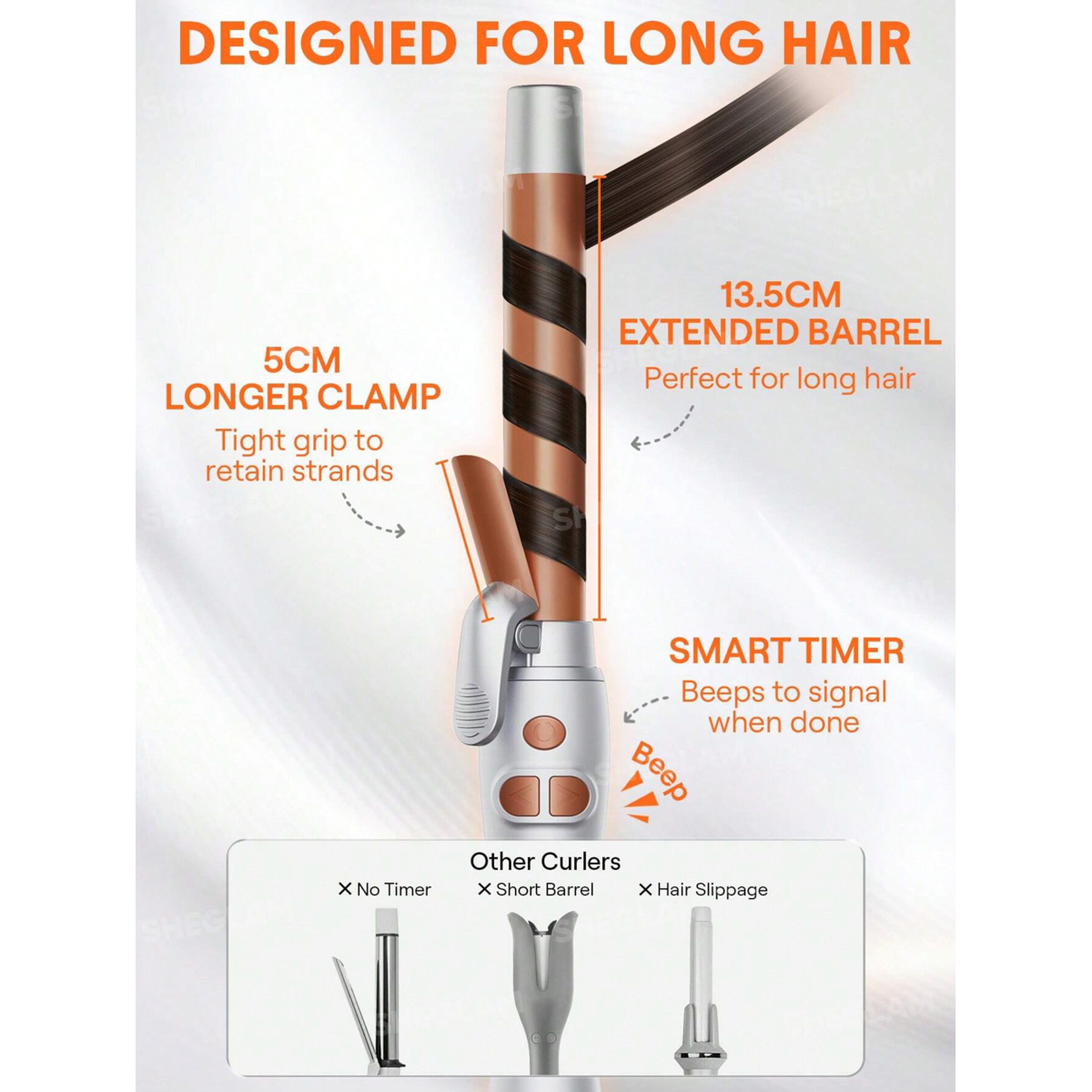 Sheglam It-Curl Rotating Curling Iron - 25mm