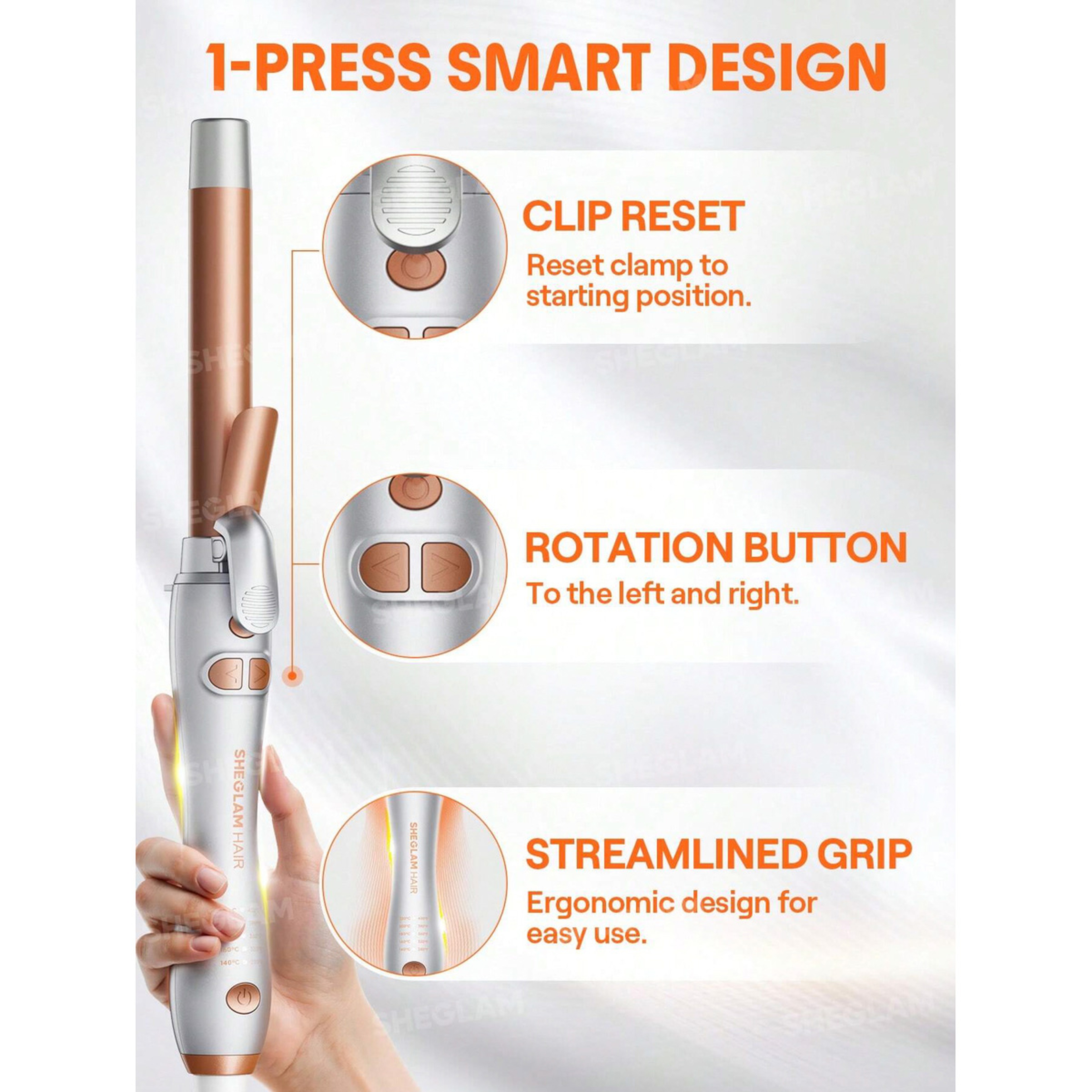 Sheglam It-Curl Rotating Curling Iron - 25mm