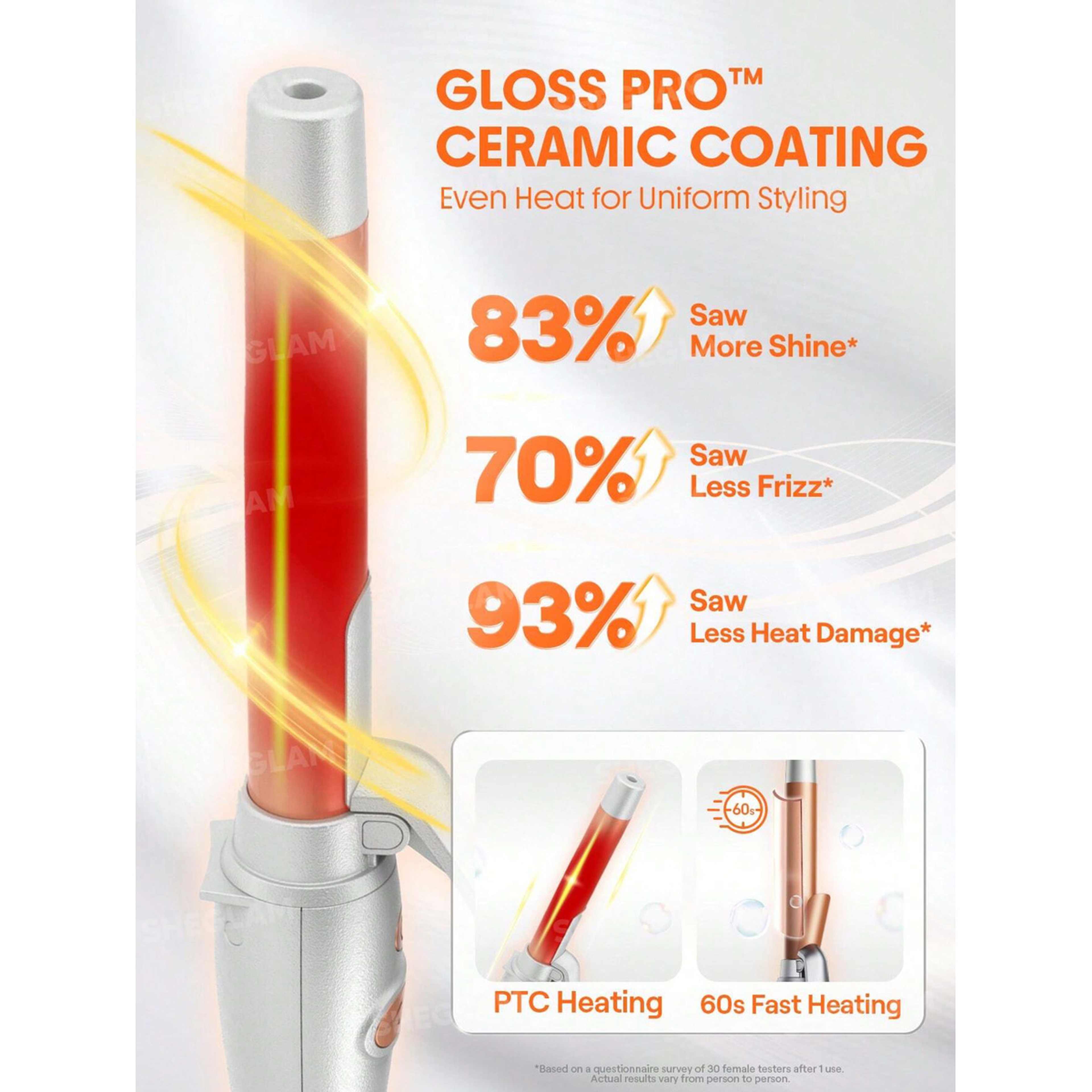 Sheglam It-Curl Rotating Curling Iron - 25mm