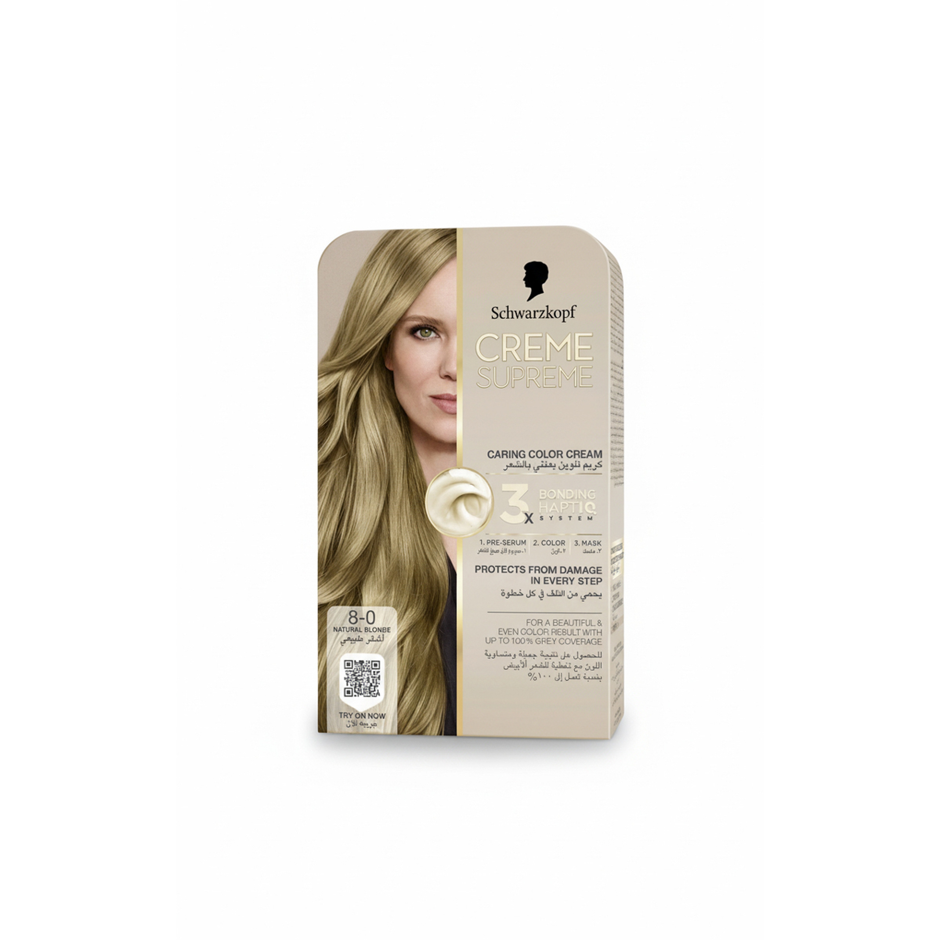 Creme Supreme Full Kit 8 Natural Blonde