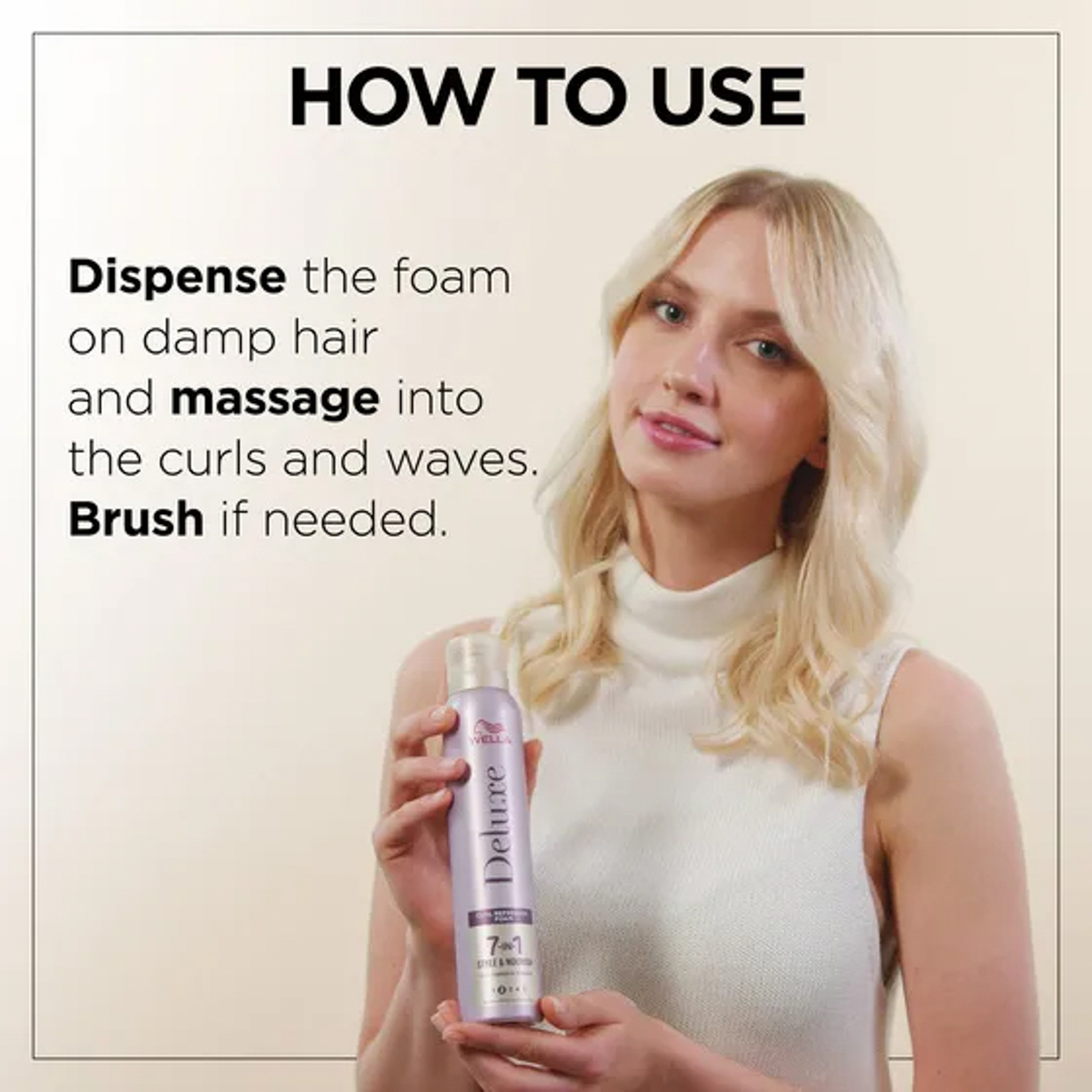 Wella Deluxe Curl Refresher Foam 200Ml