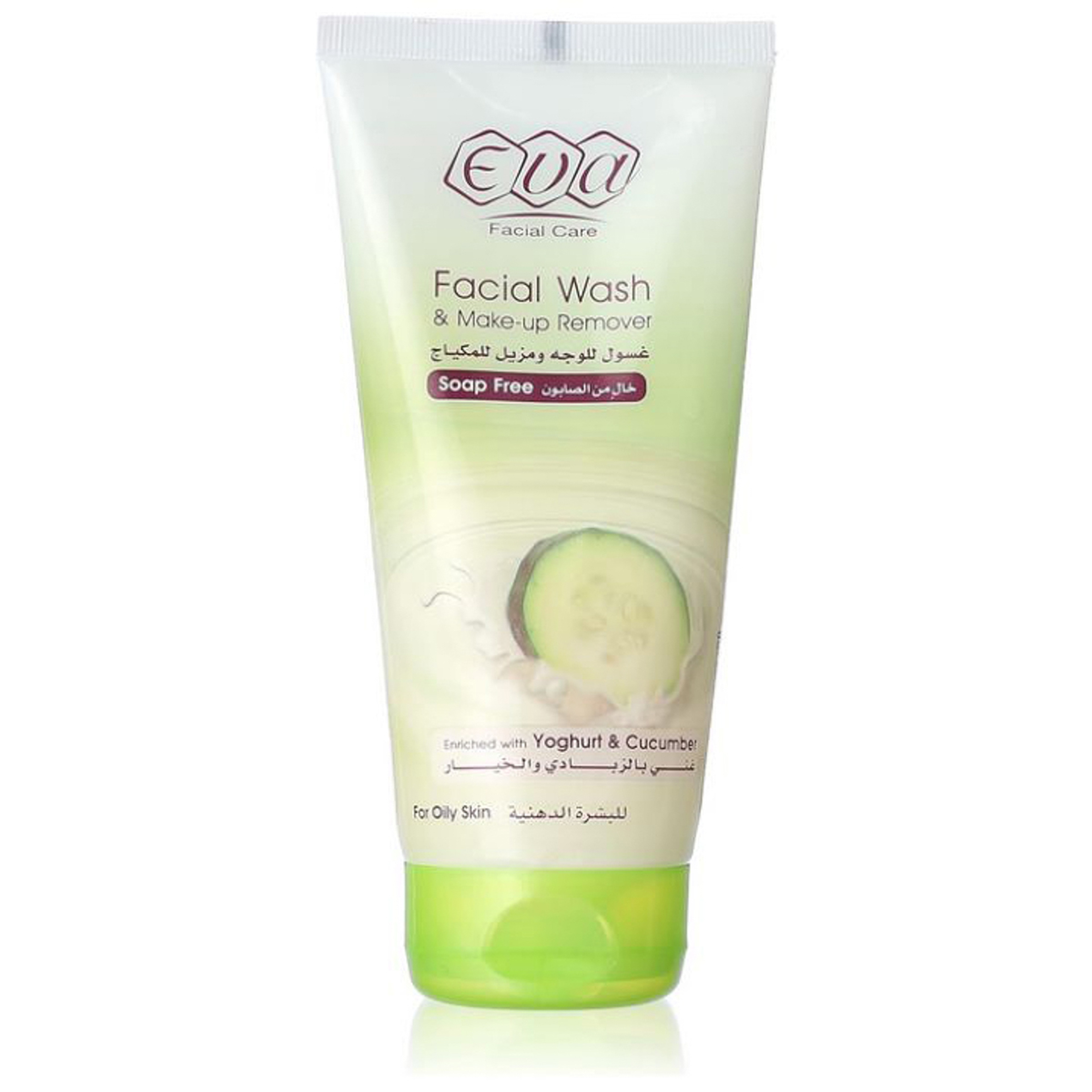 Eva Yogurt & Cucumber Face Wash & Makeup Remover for Oily Skin 150ml