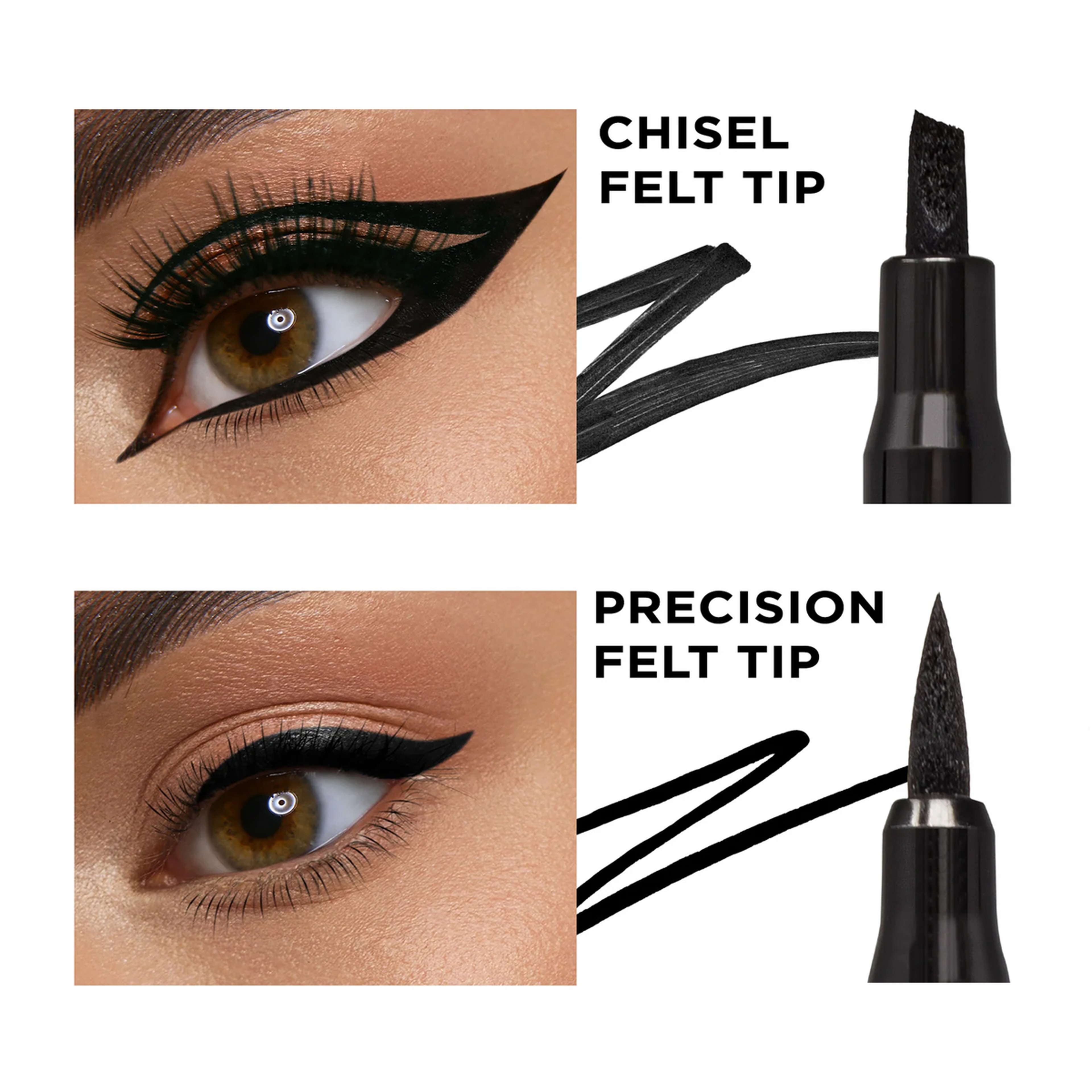 L.A Girl Line + Wing It Dual Ended Liquid Eyeliner - G97928 Black