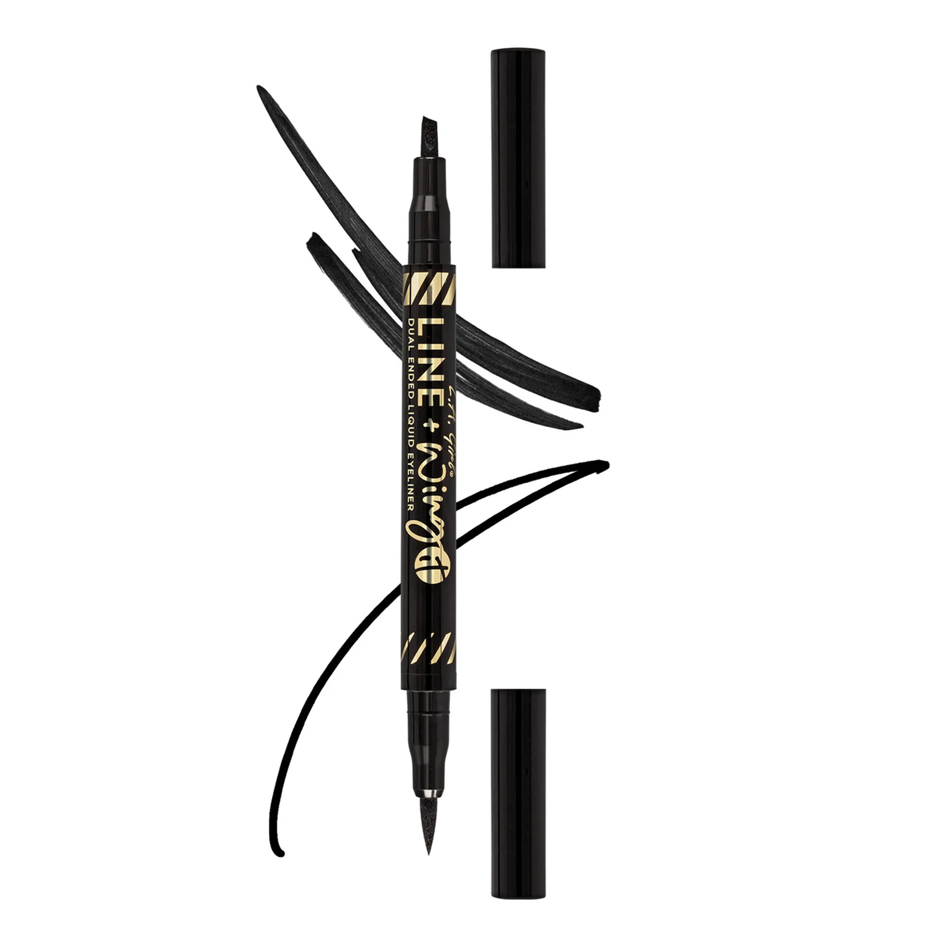 L.A Girl Line + Wing It Dual Ended Liquid Eyeliner - G97928 Black