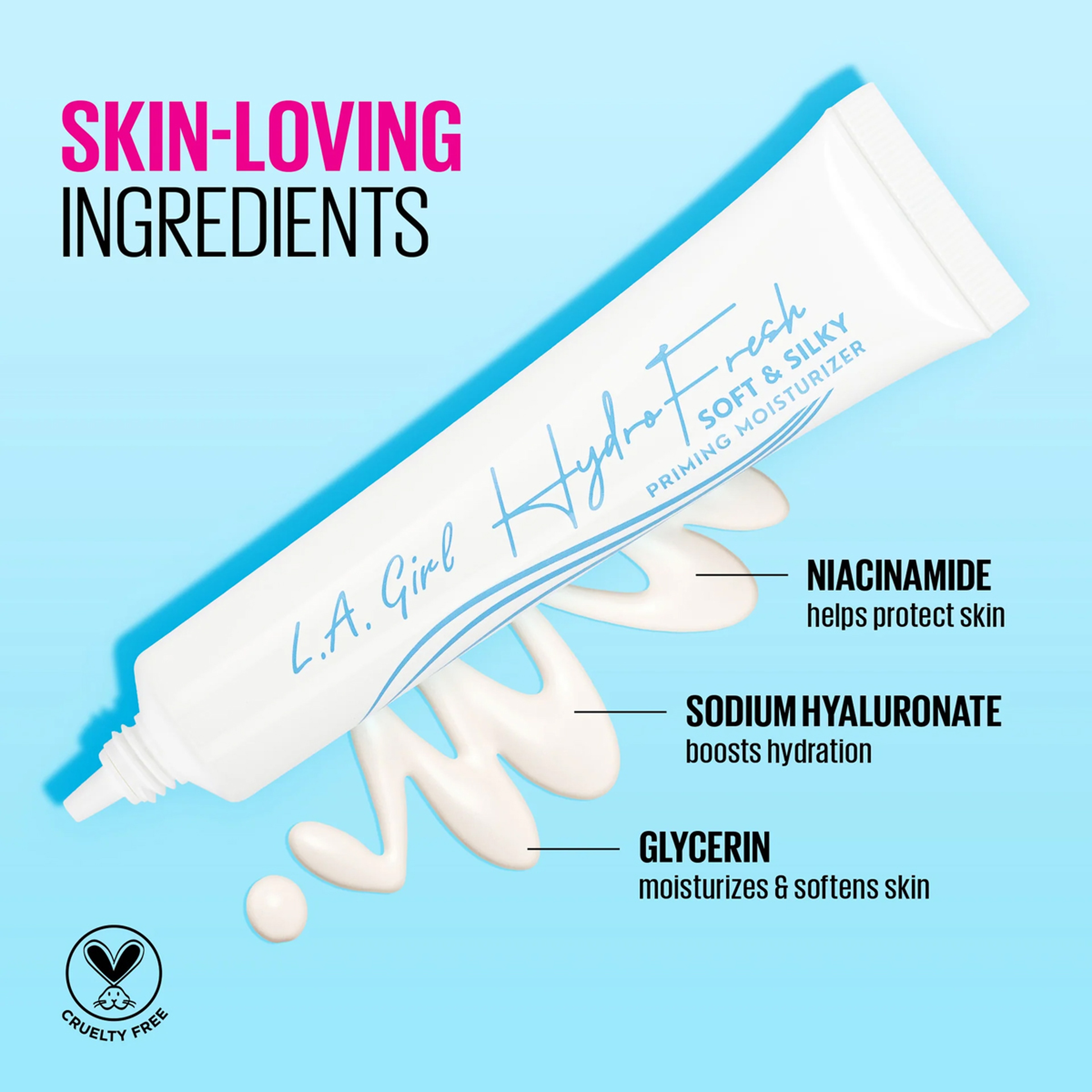 L.A Girl Primer - GFB157 Hydro Fresh Soft & Silky Priming Moisturizer
