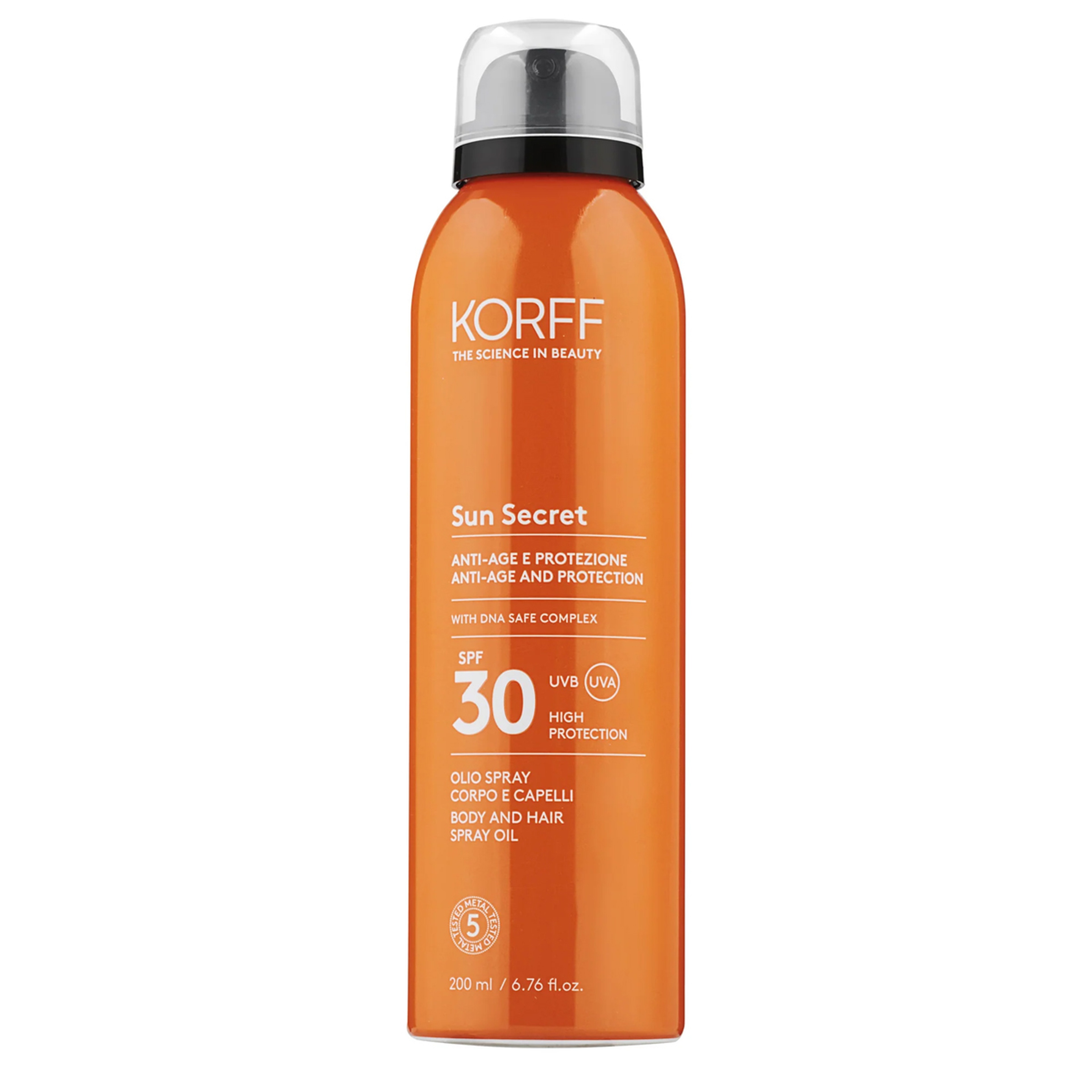 كورف زيت بخاخ للجسم والشعر SPF 30 – 200 مل