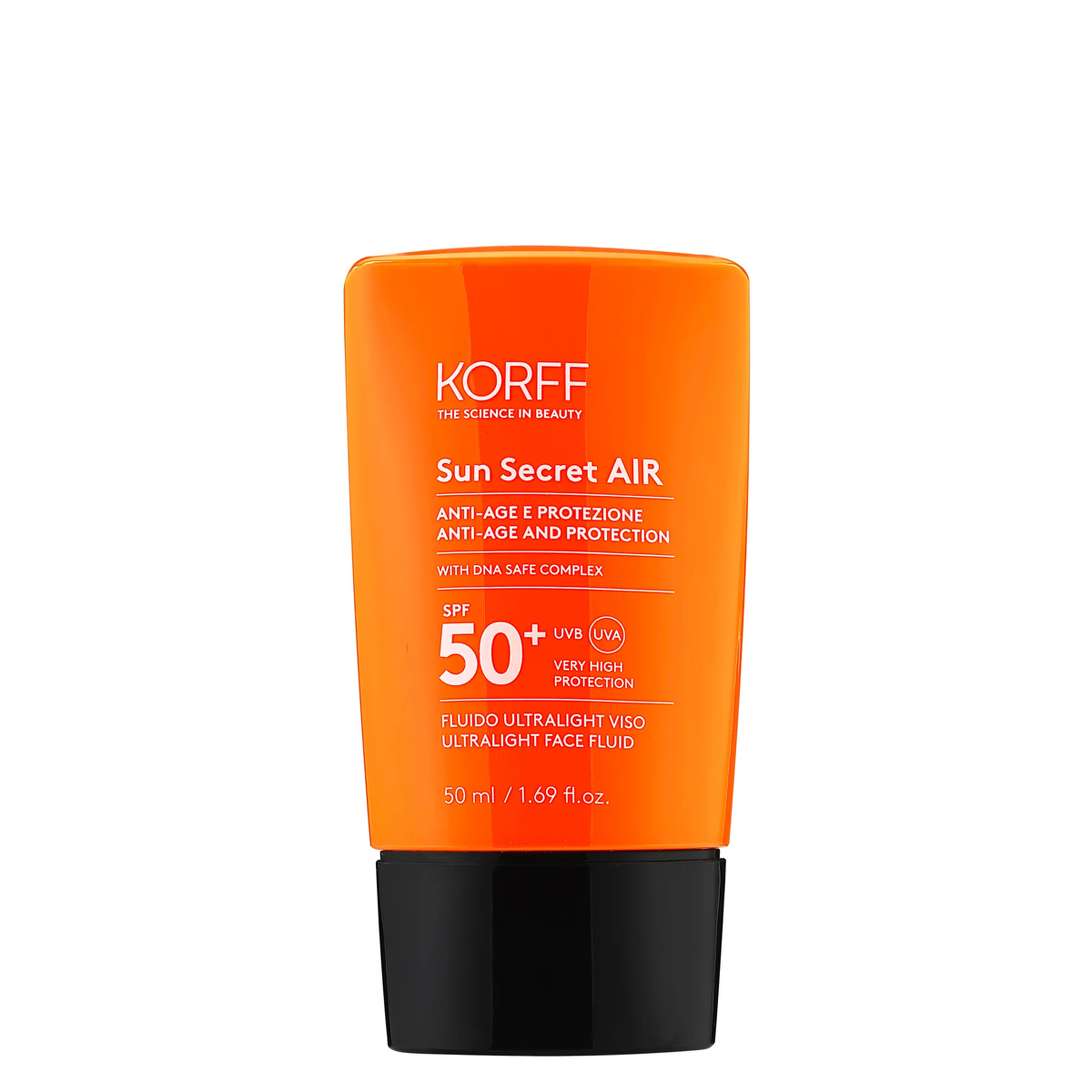 كورف صن سيكريت فلويد هوائي فائق الخفة للوجه SPF 50+ – 50 مل