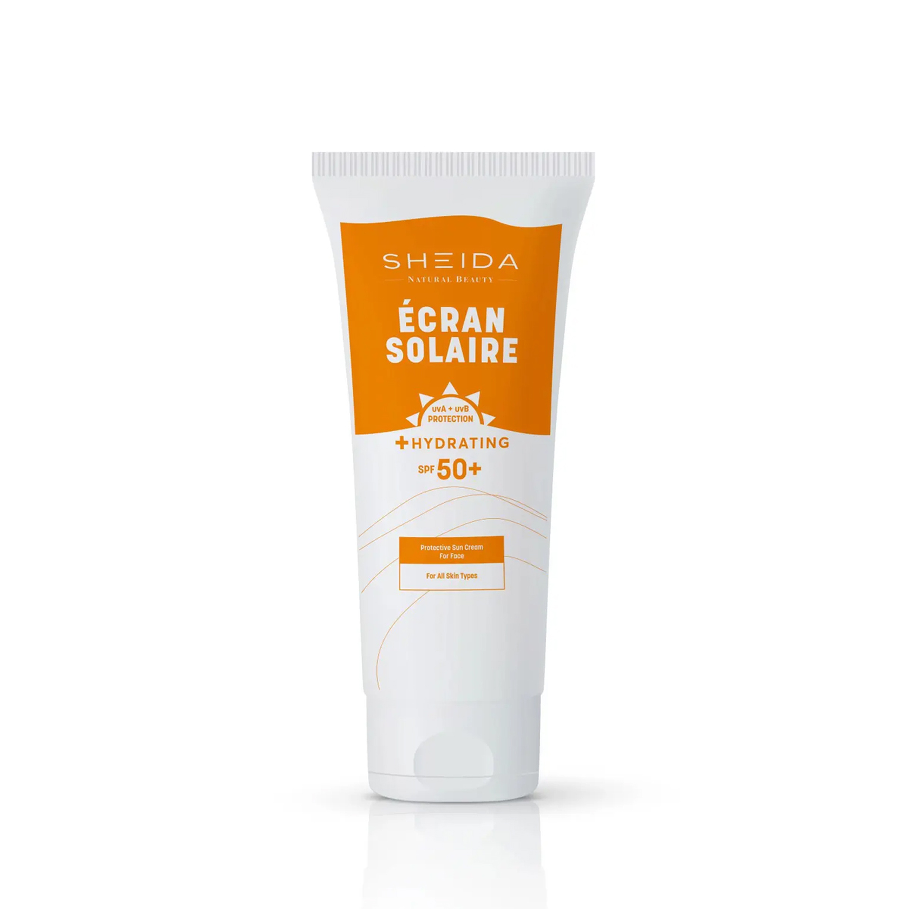 Sheida ECRAN SOLAIRE Sunscreen Cream For Face – SPF 50+ – 75 ml